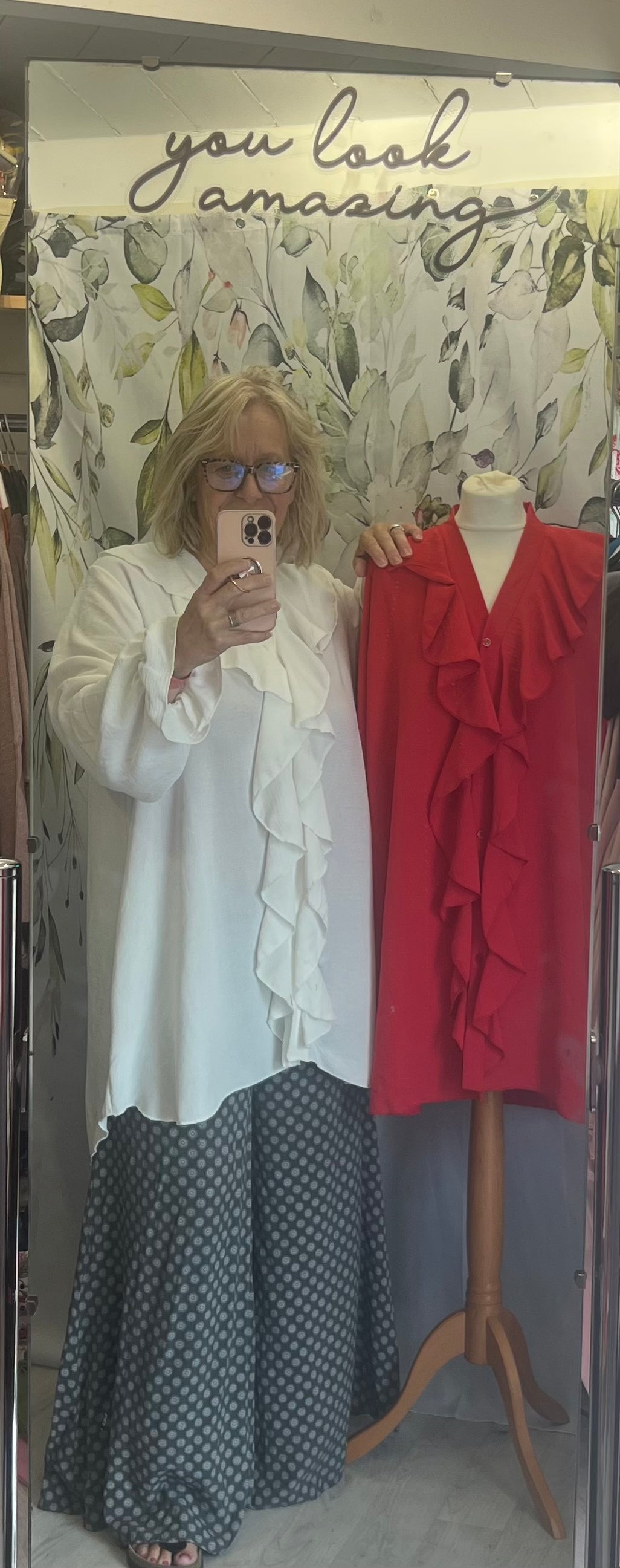 Oversized Frill Shirt