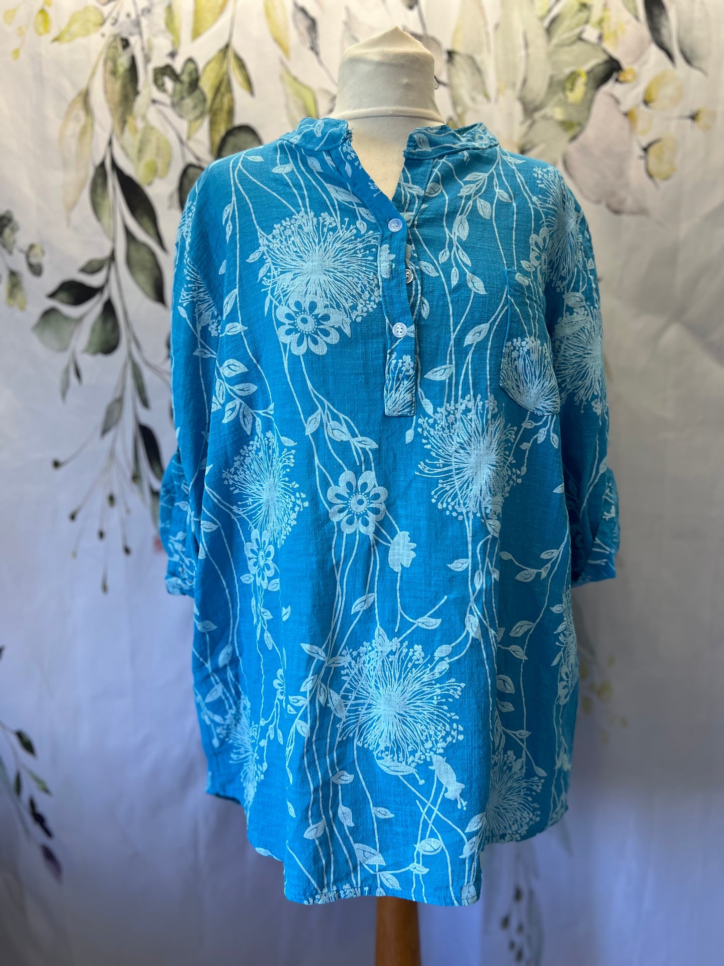 Longer Length Cotton Shirt