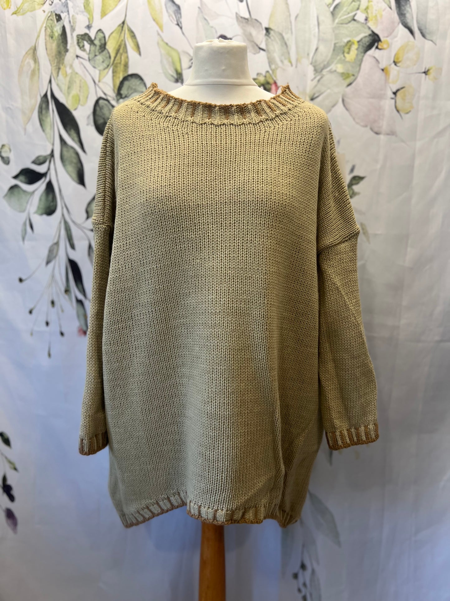 Contrast Stitch Knit