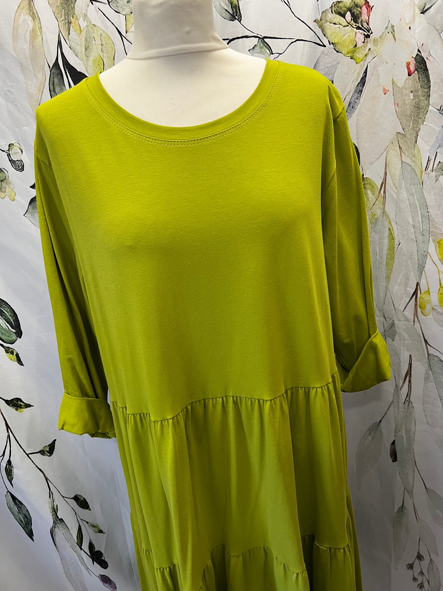 Jersey Tiered Dress