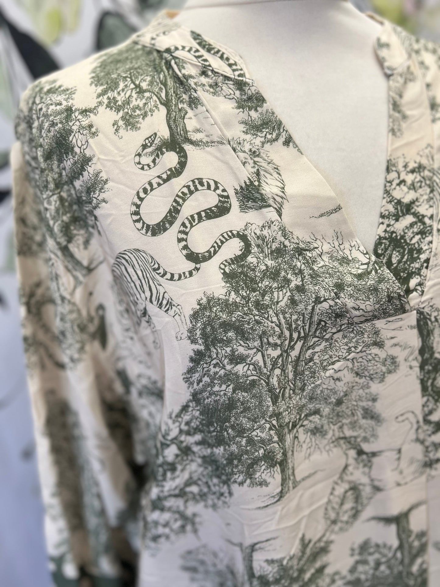 Jungle Print Tunic Dress