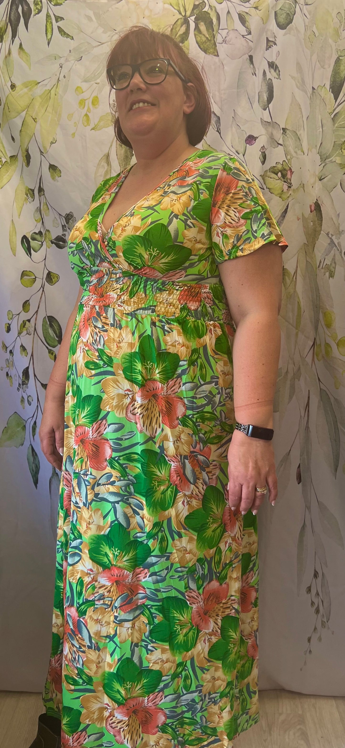 Tropical Maxi Dress