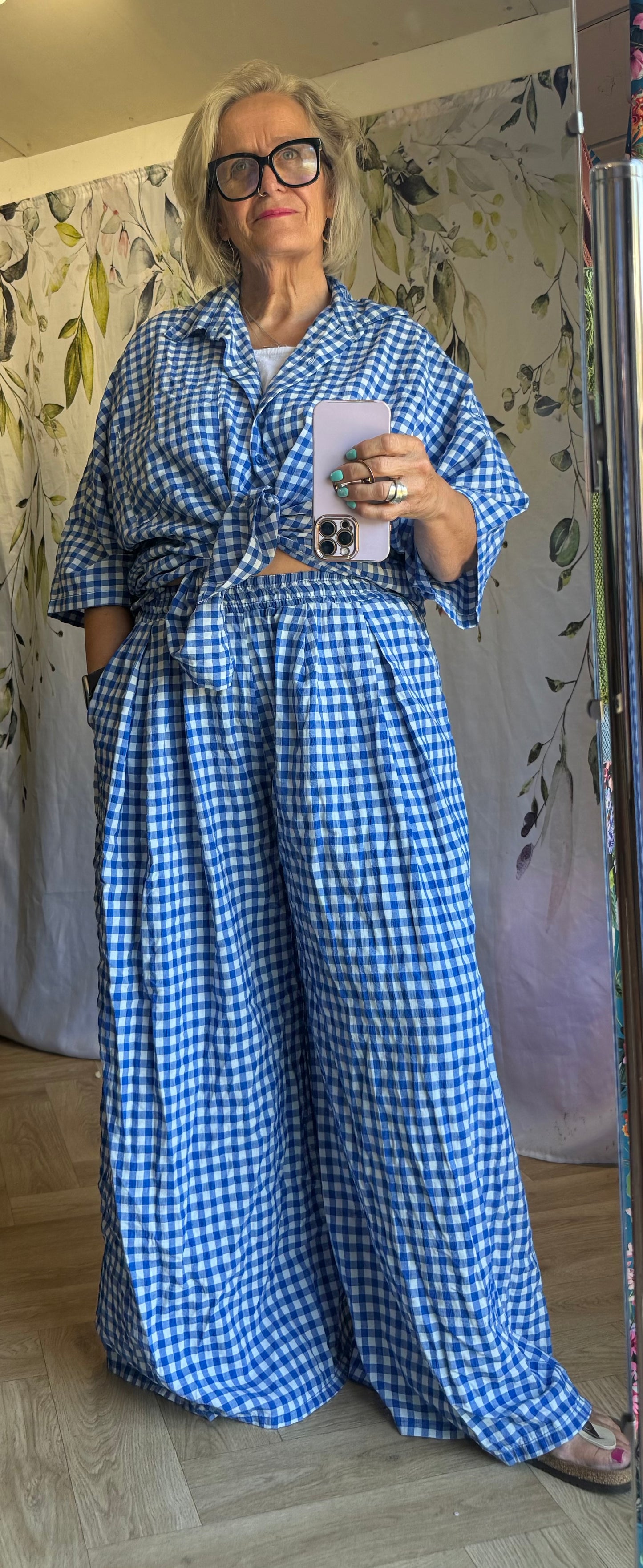 Oversized Gingham Shirt