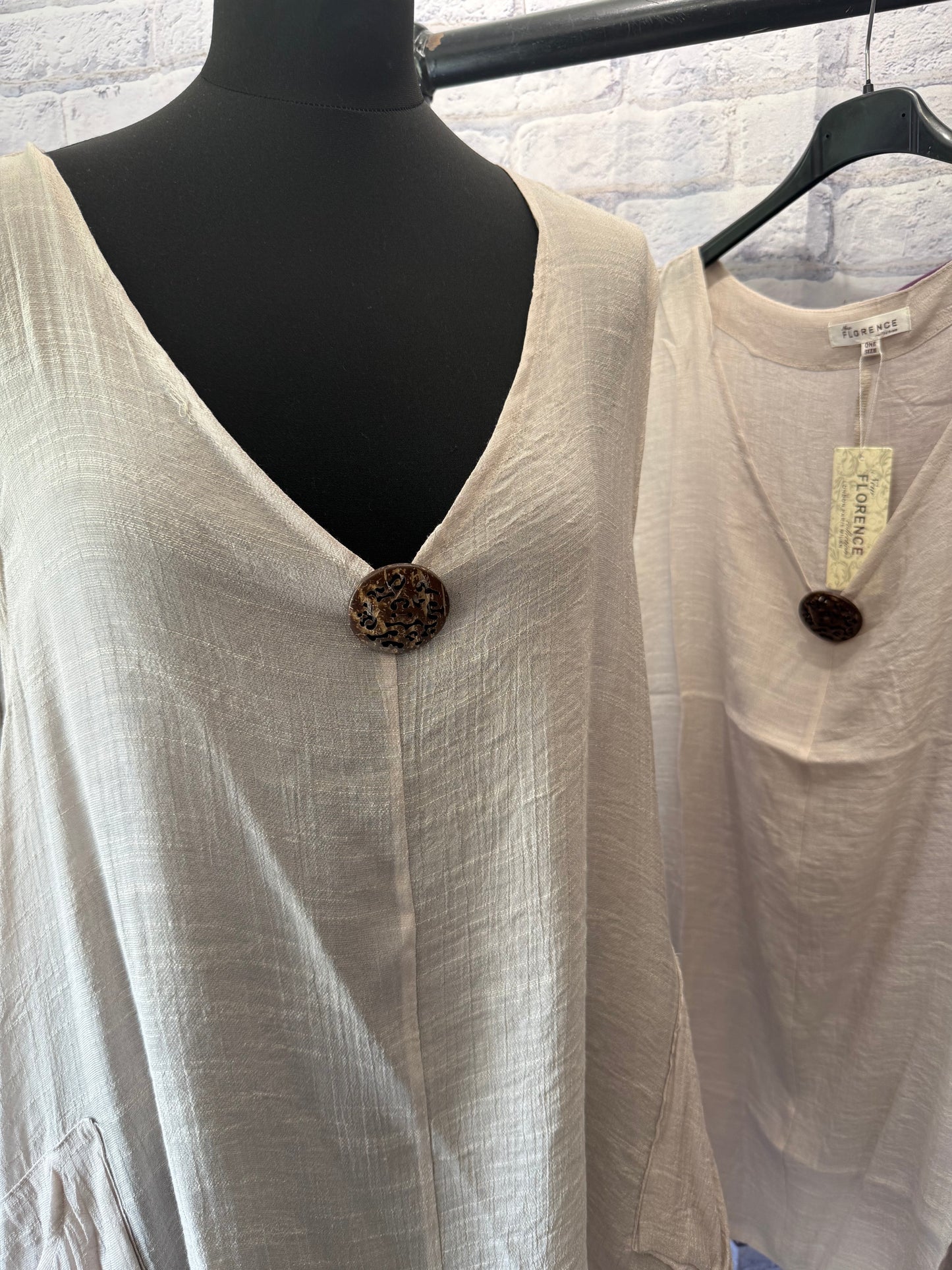 Loose Linen Mix Top