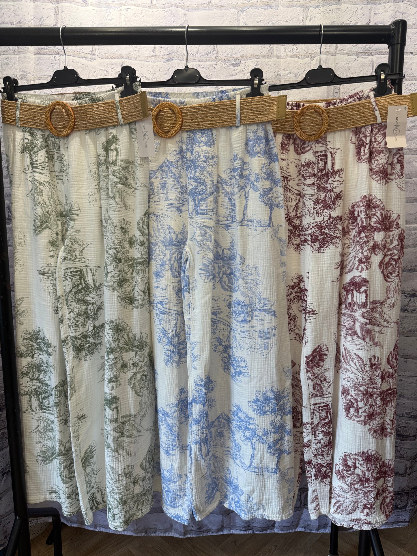 Wide Cotton Trousers