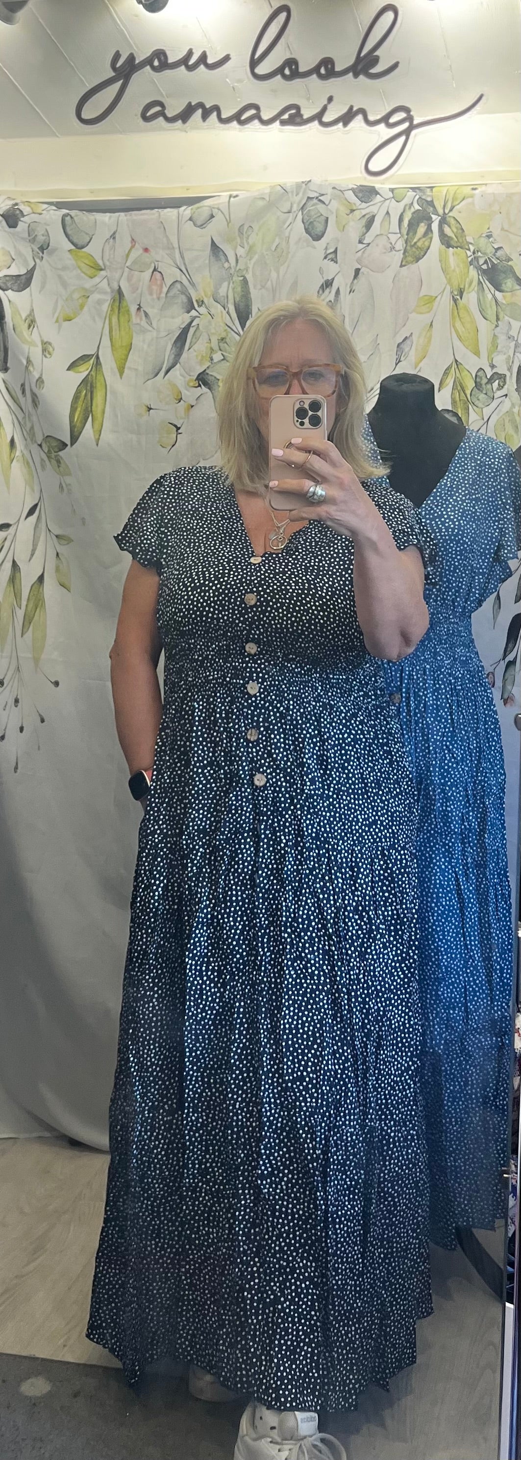 Spotty Maxi Dress