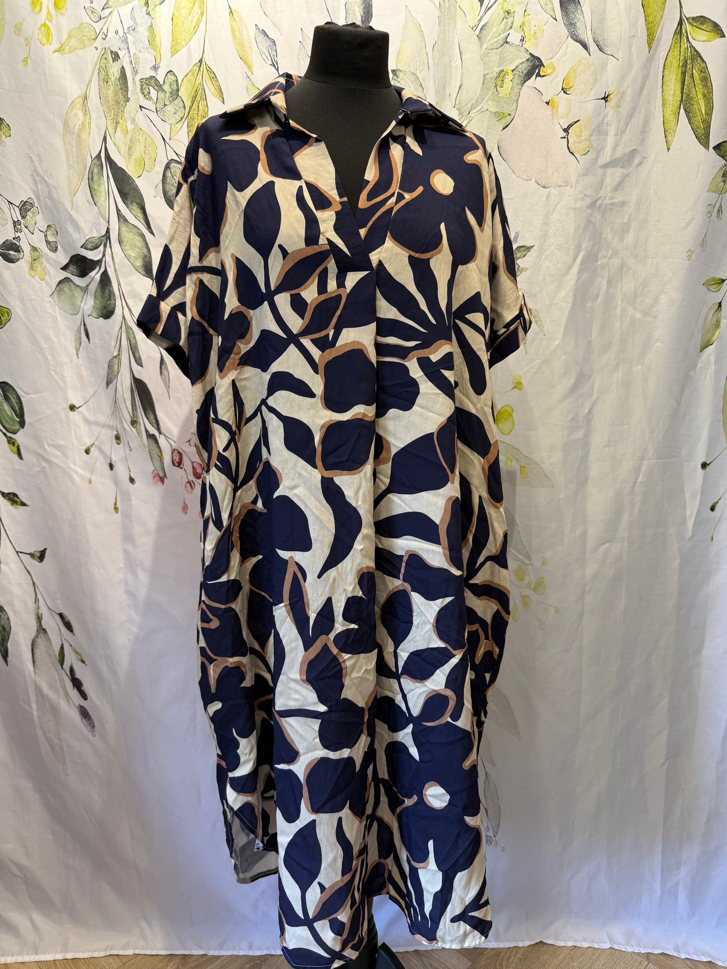 Leaf Print Dress