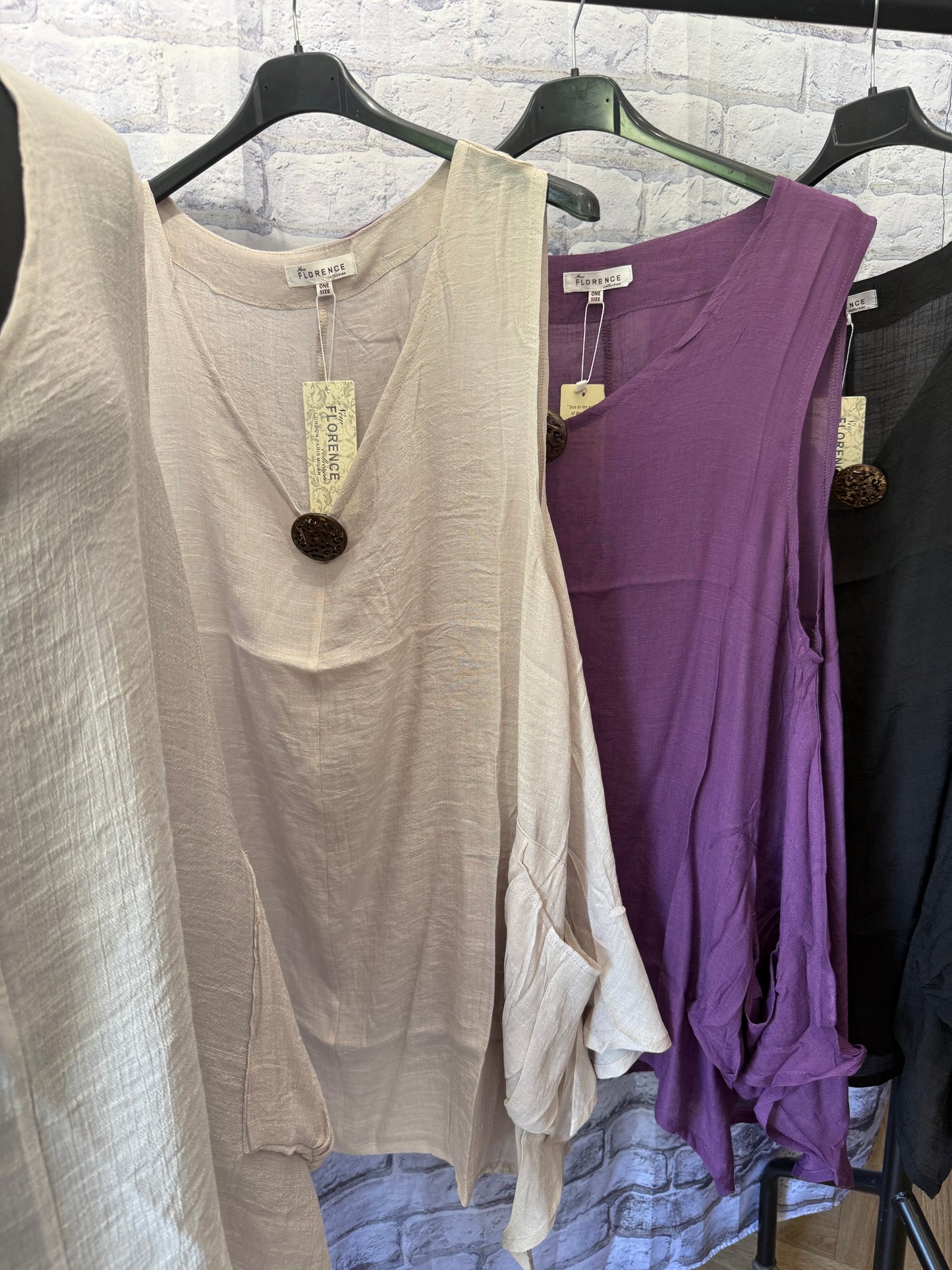 Loose Linen Mix Top