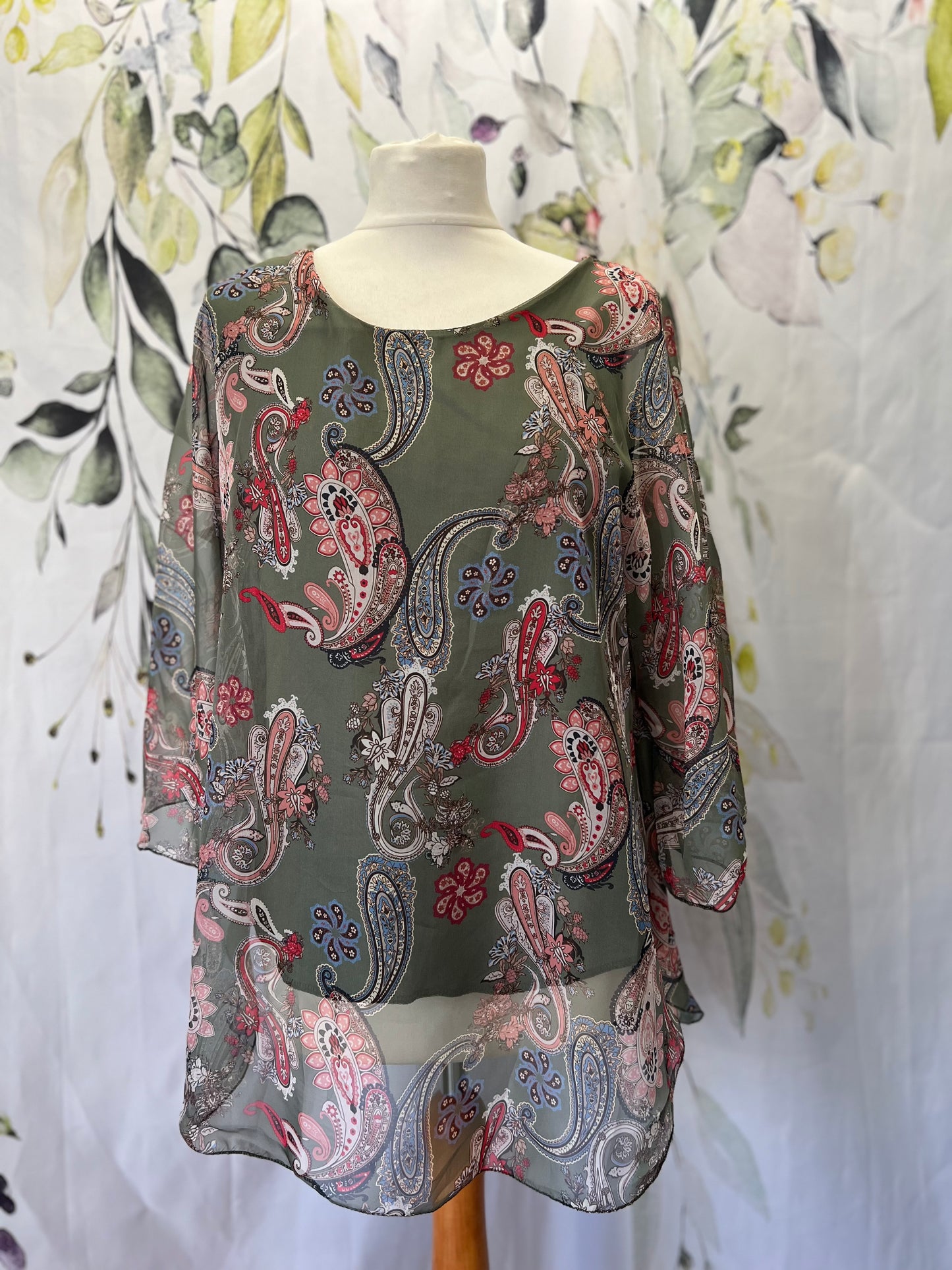 Paisley Chiffon Top