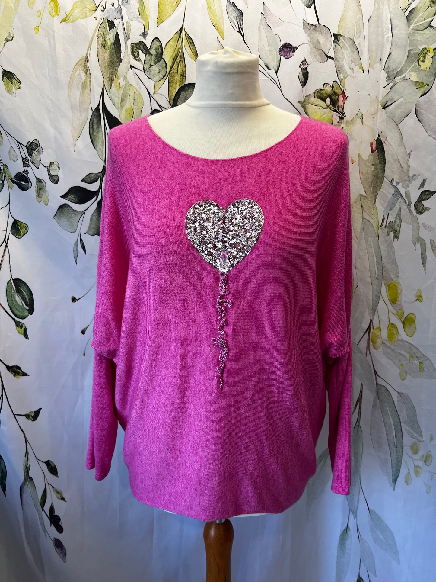 Balloon Heart Knit