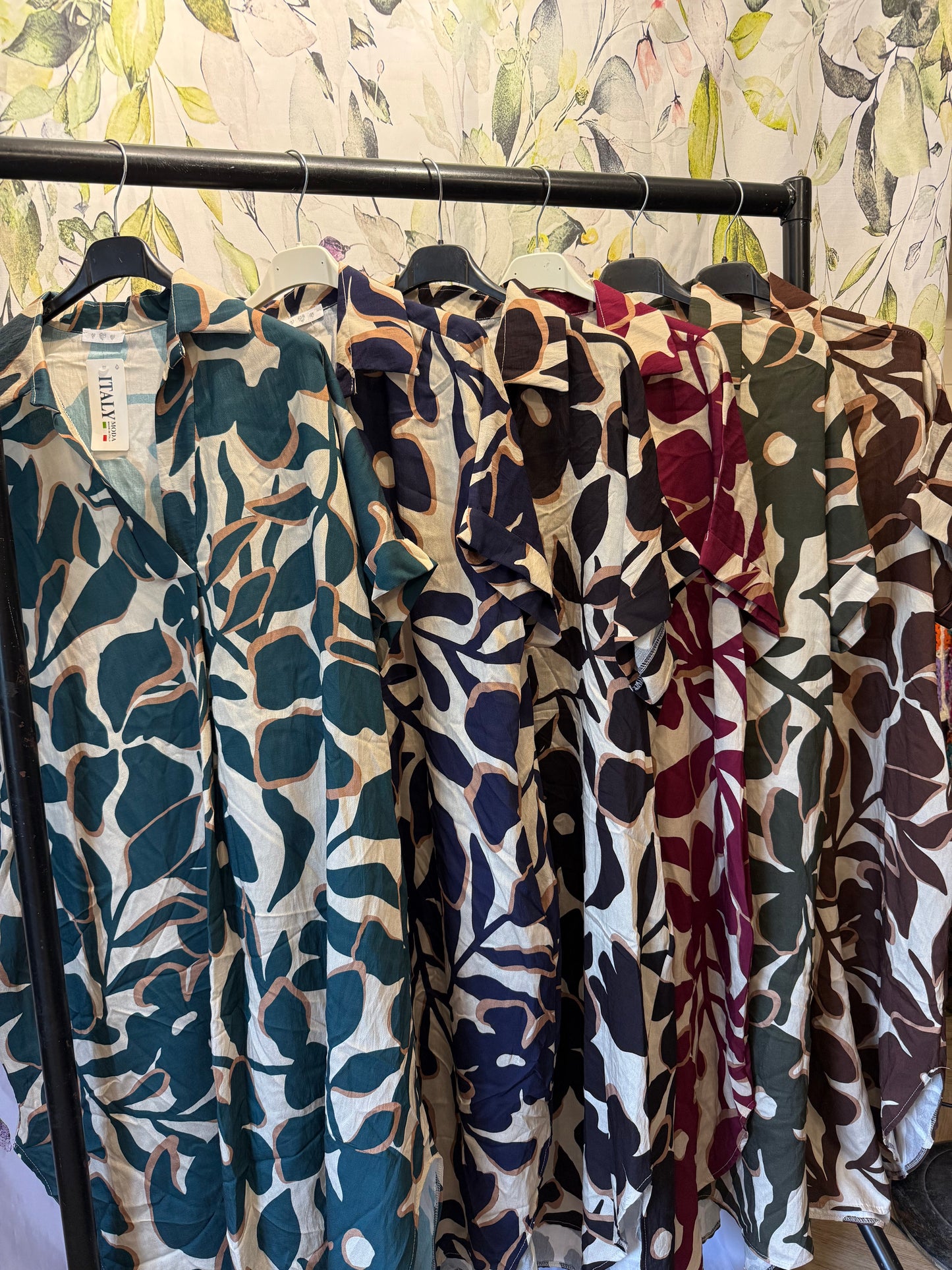 Leaf Print Dress