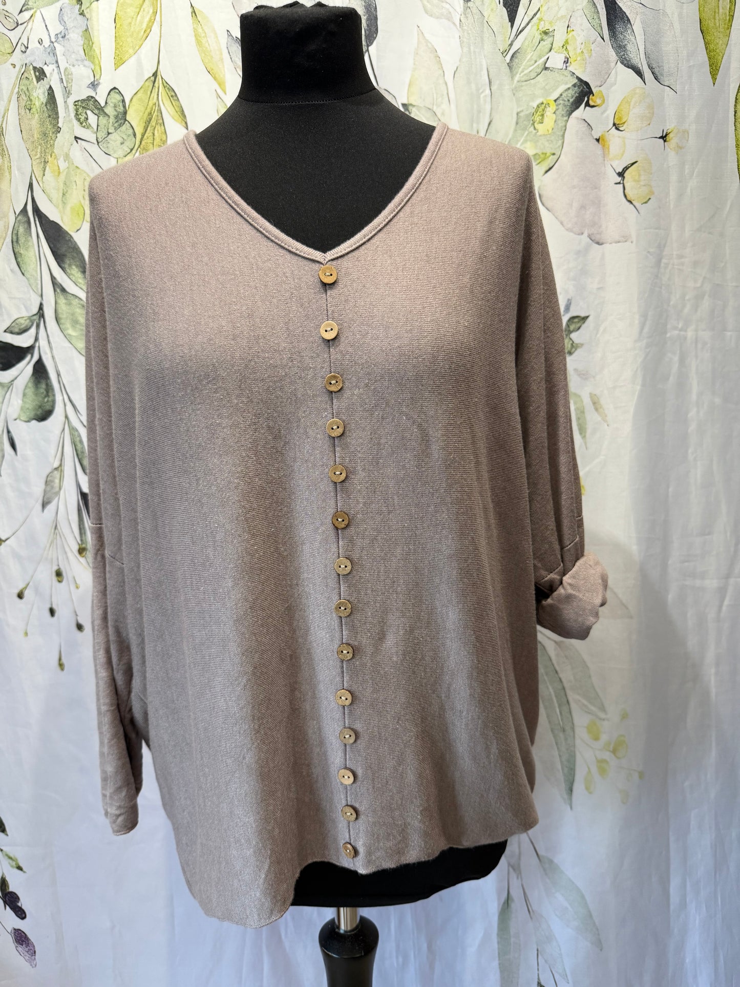 Button Detail Knit