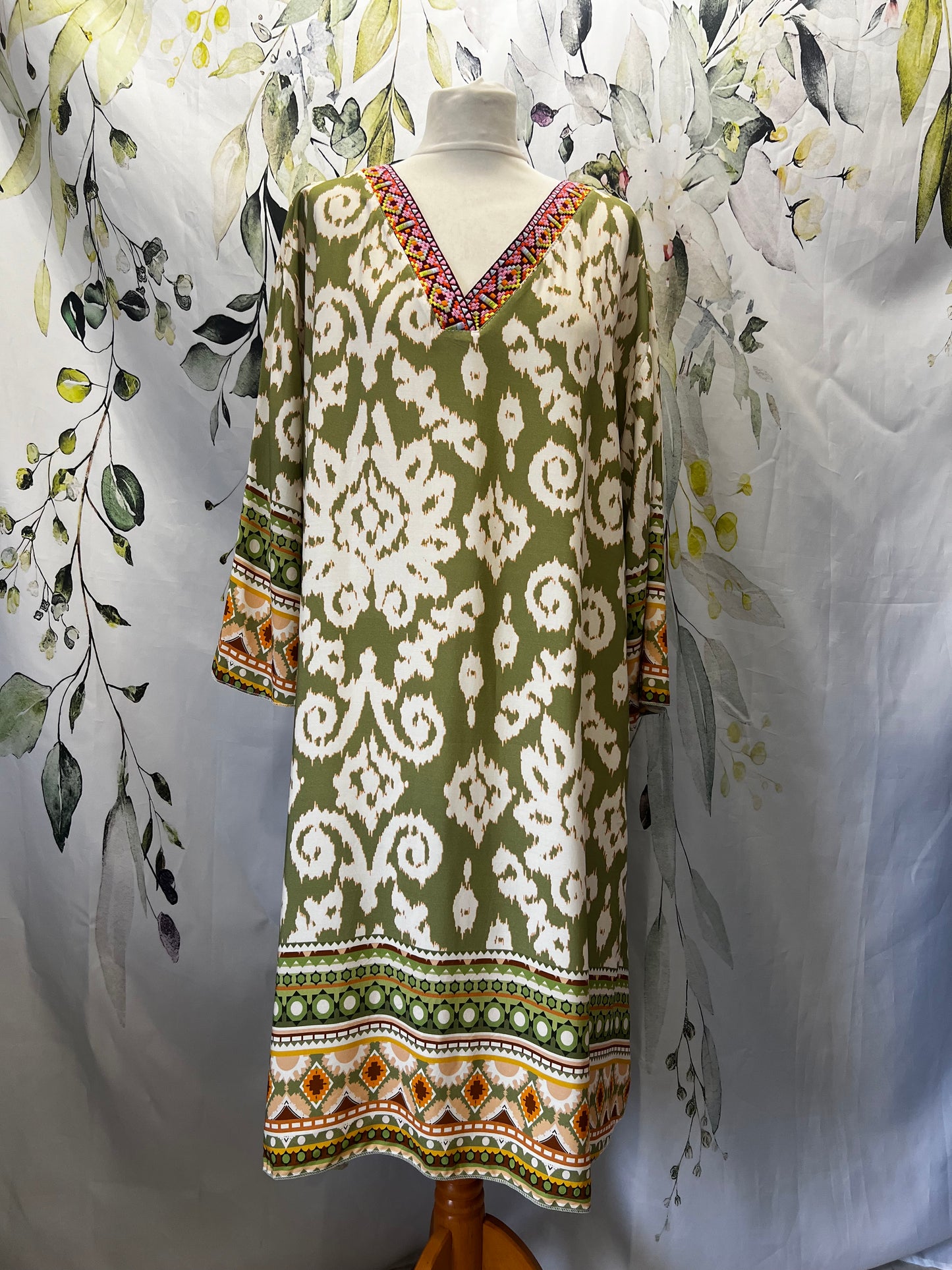 Embroidered Tunic Dress
