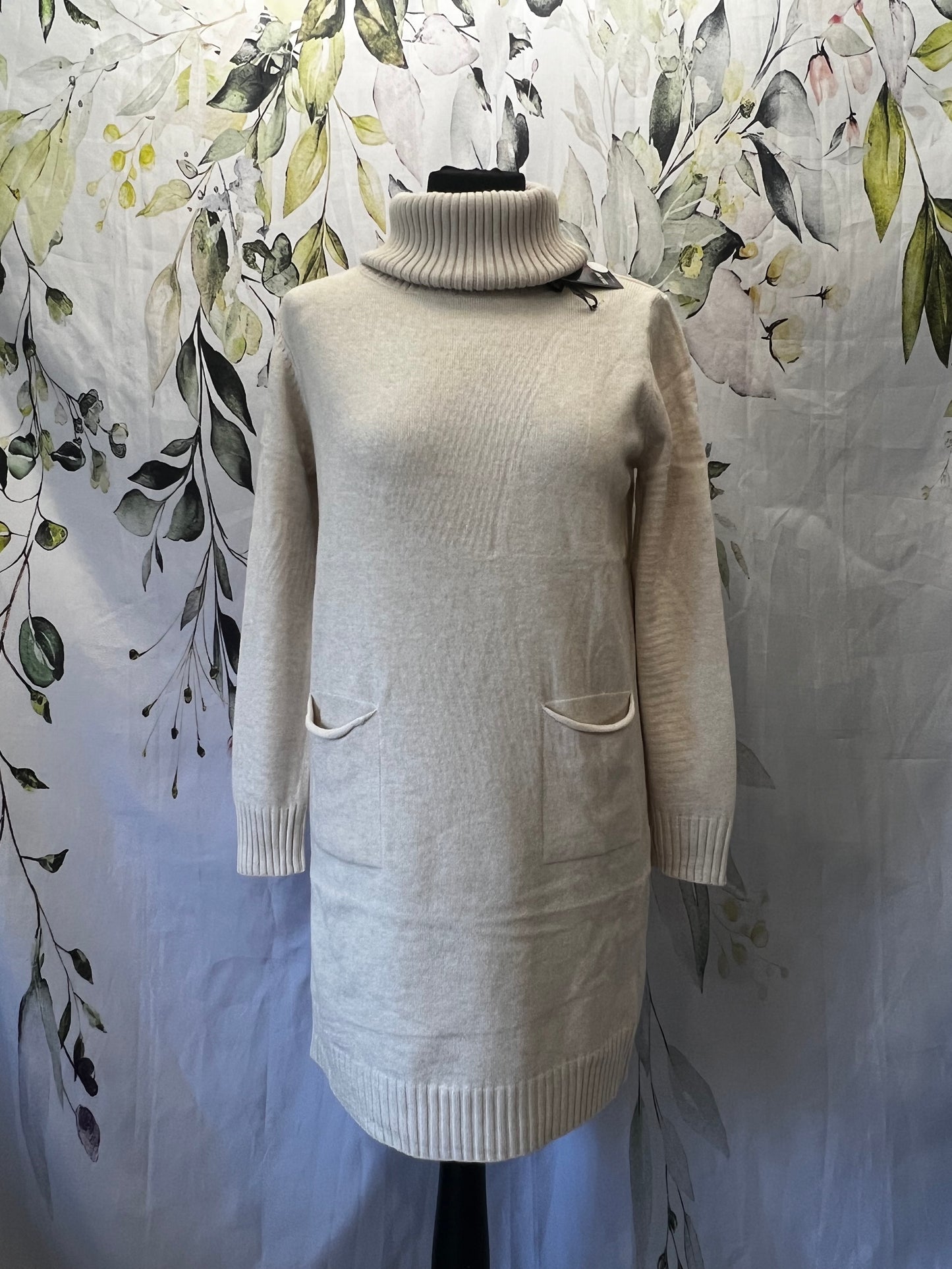 Roll Neck Knitted Dress