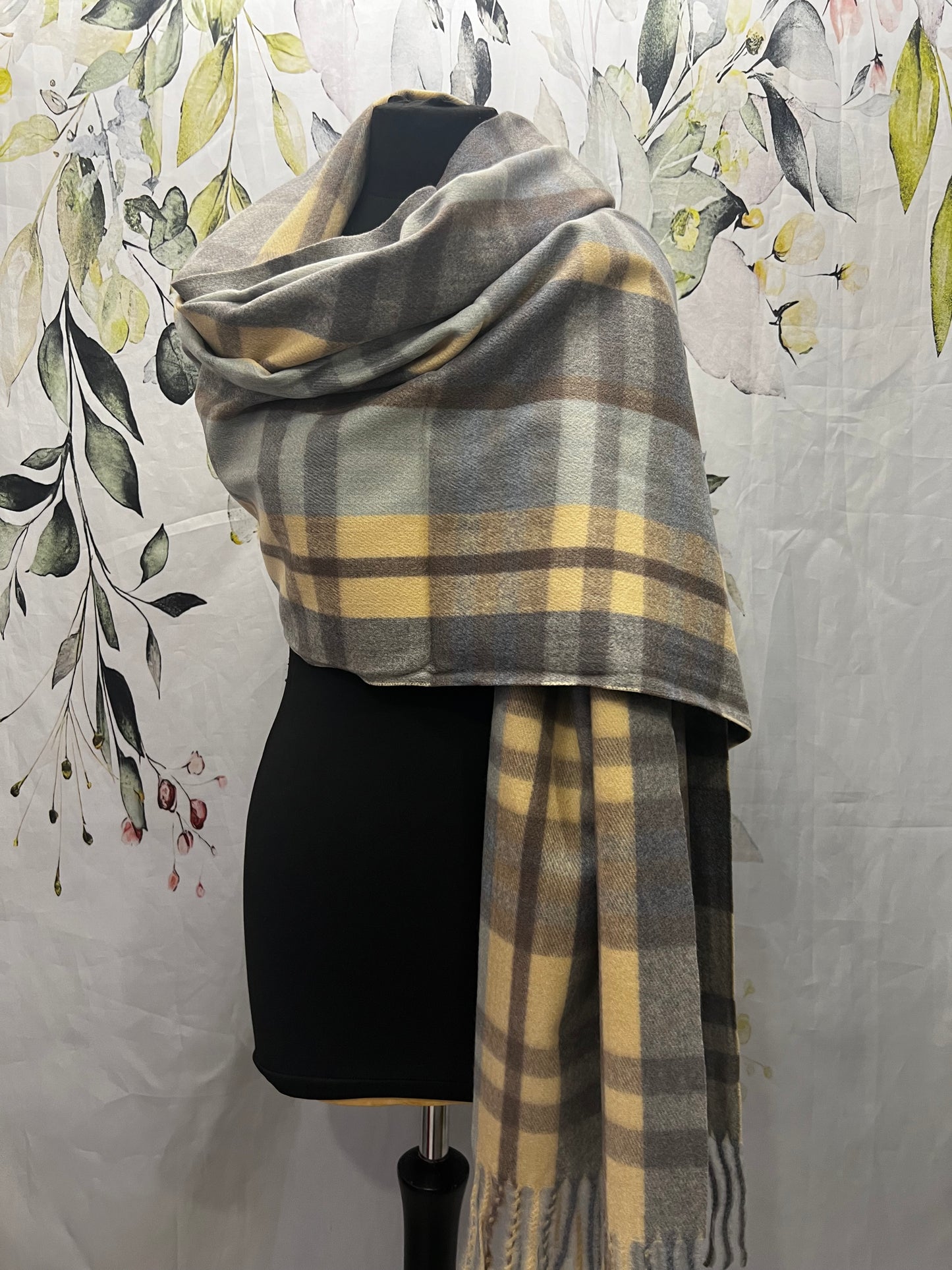 Luxury Checked Scarf
