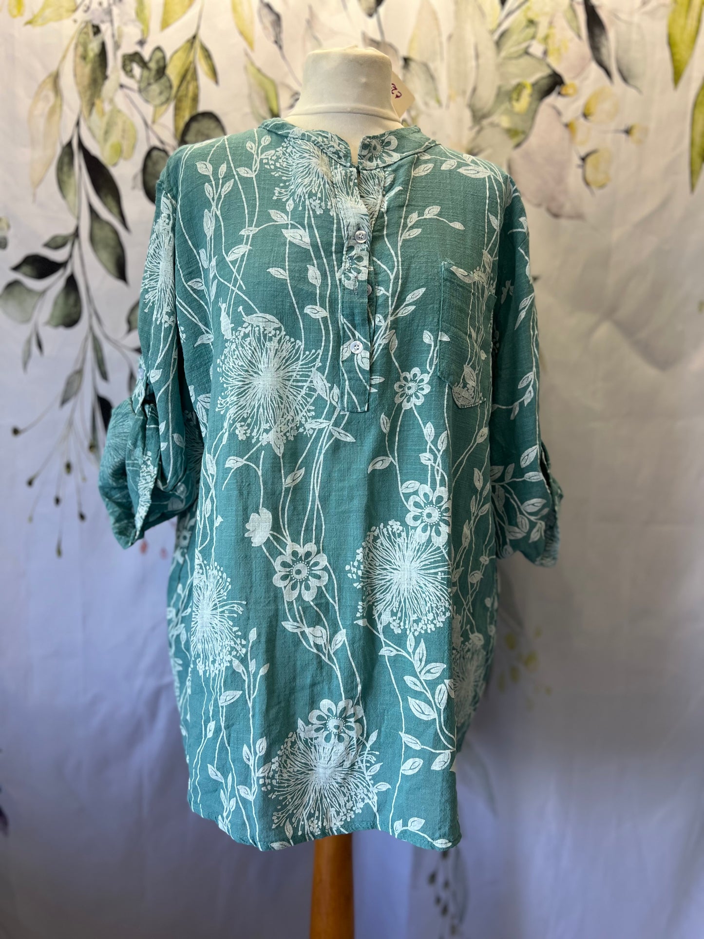 Longer Length Cotton Shirt