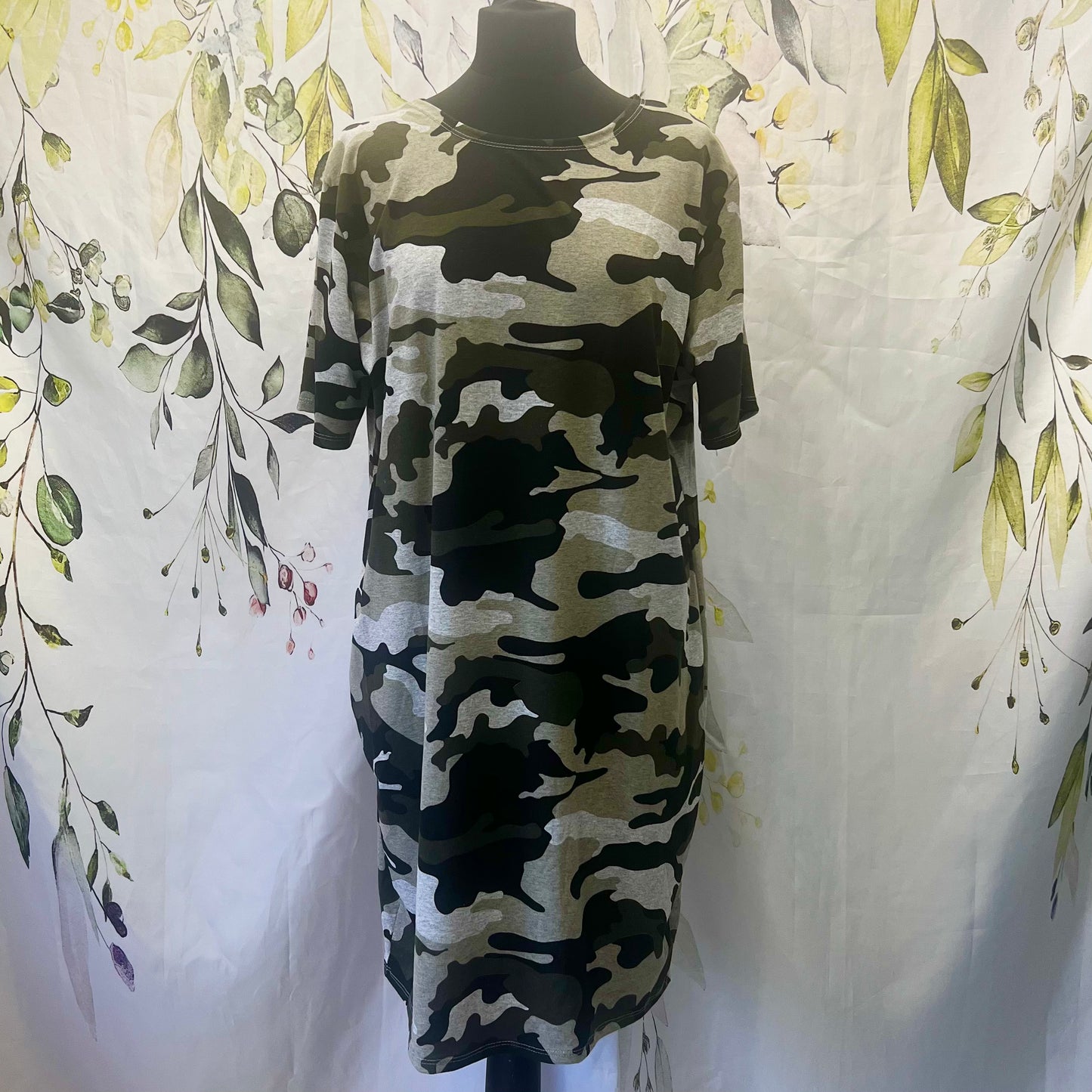 Camo T Shirt Dress