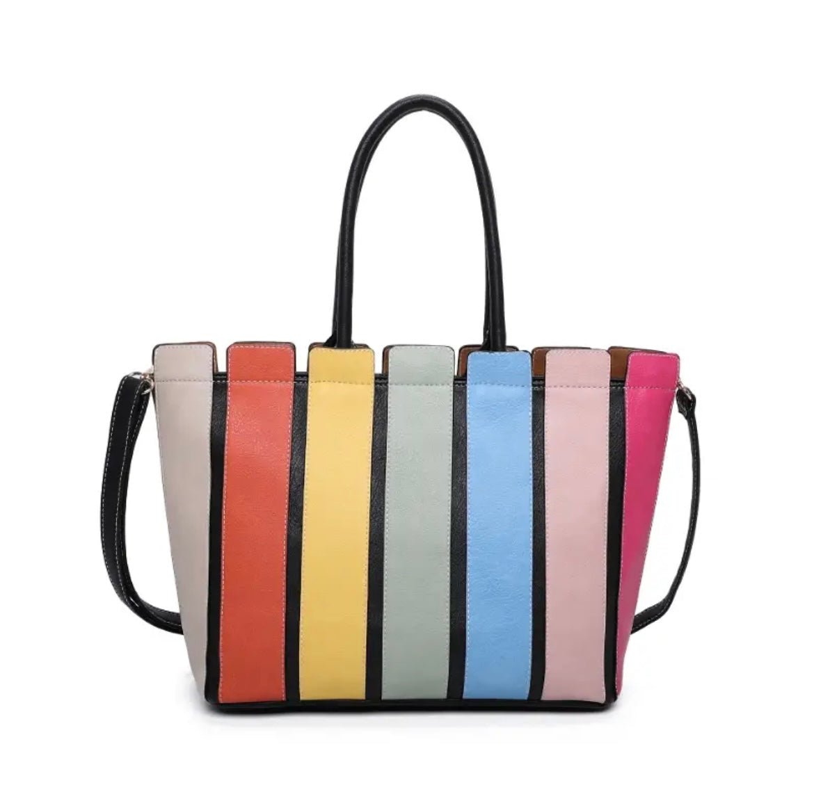 Rainbow Striped Bag
