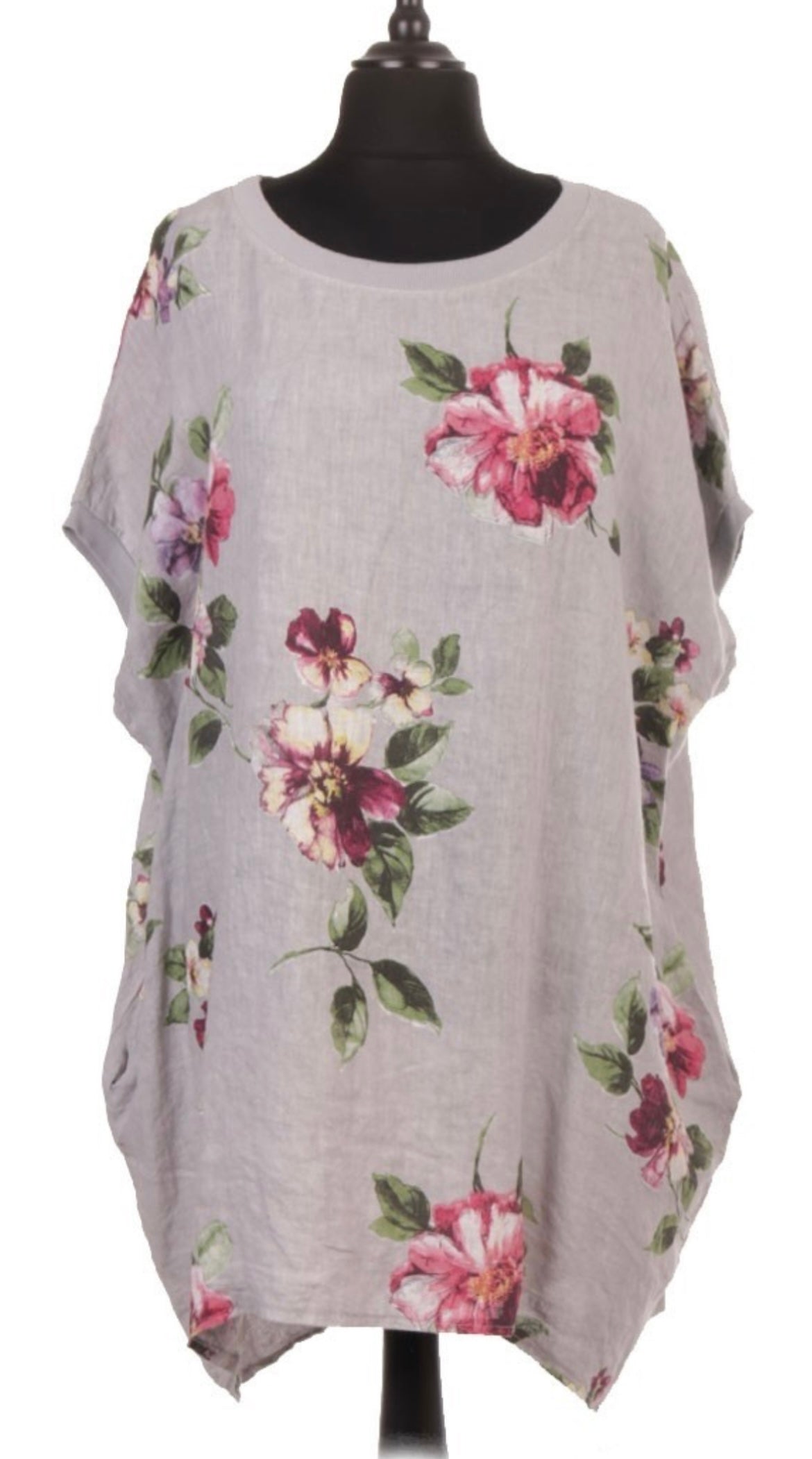 Oversized Linen Tunic