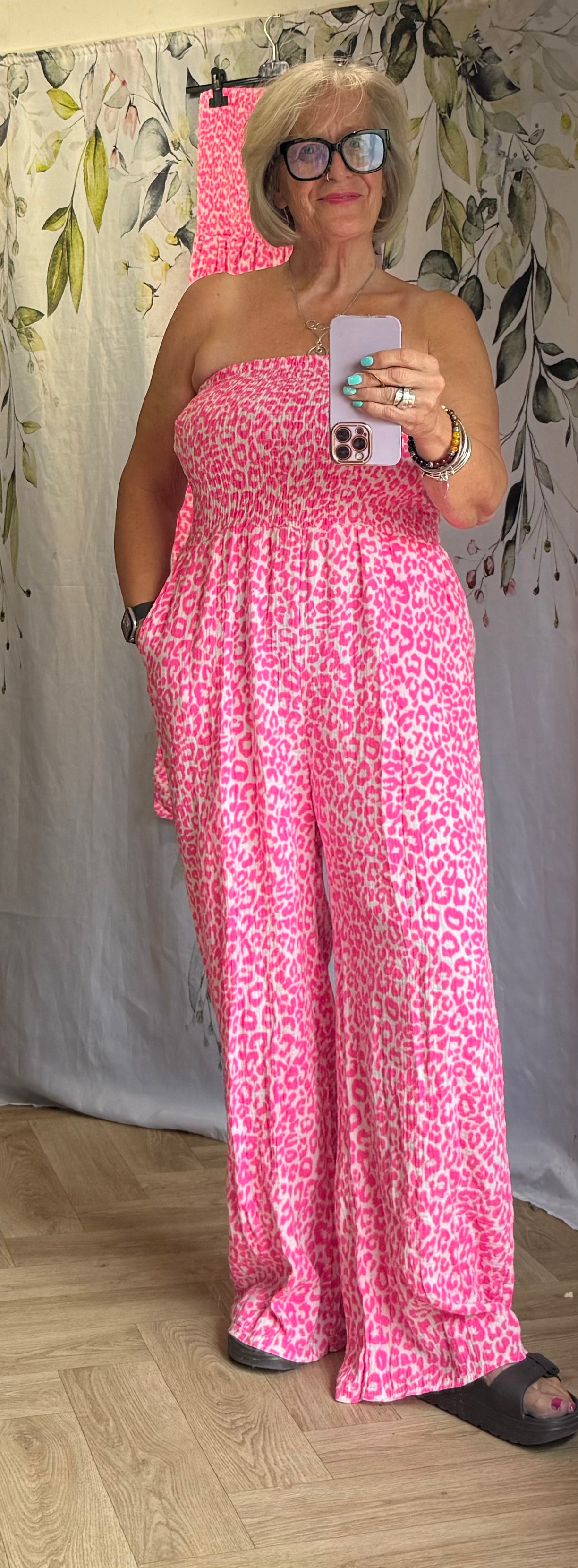 Shirred Jumpsuit