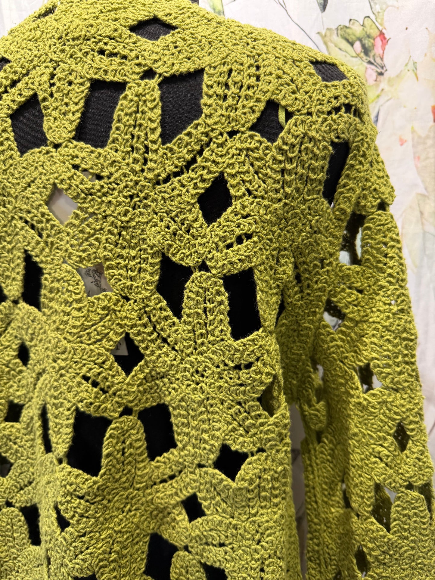 Cut Out Crochet Cardi