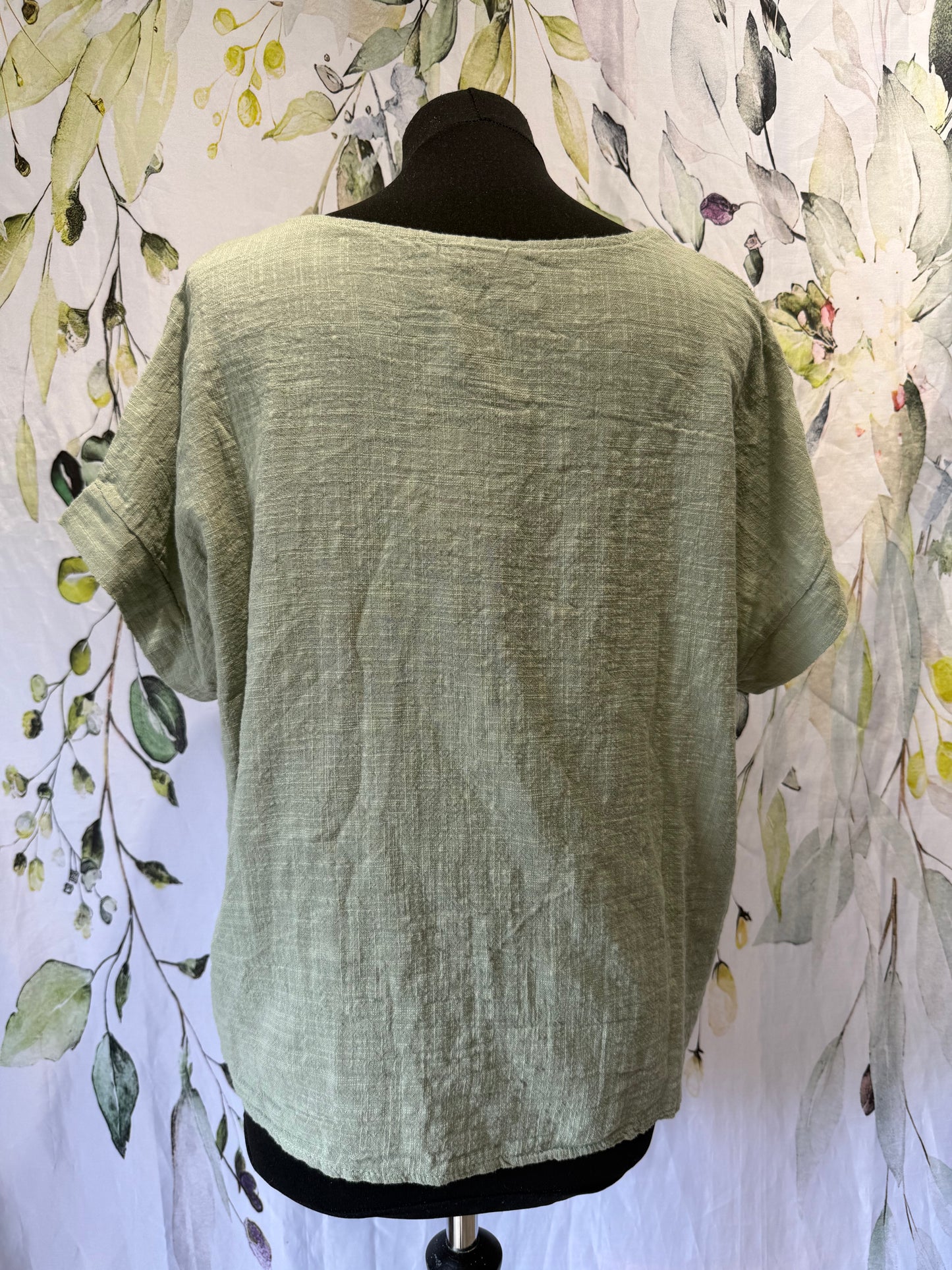 Cross Over Cotton Top