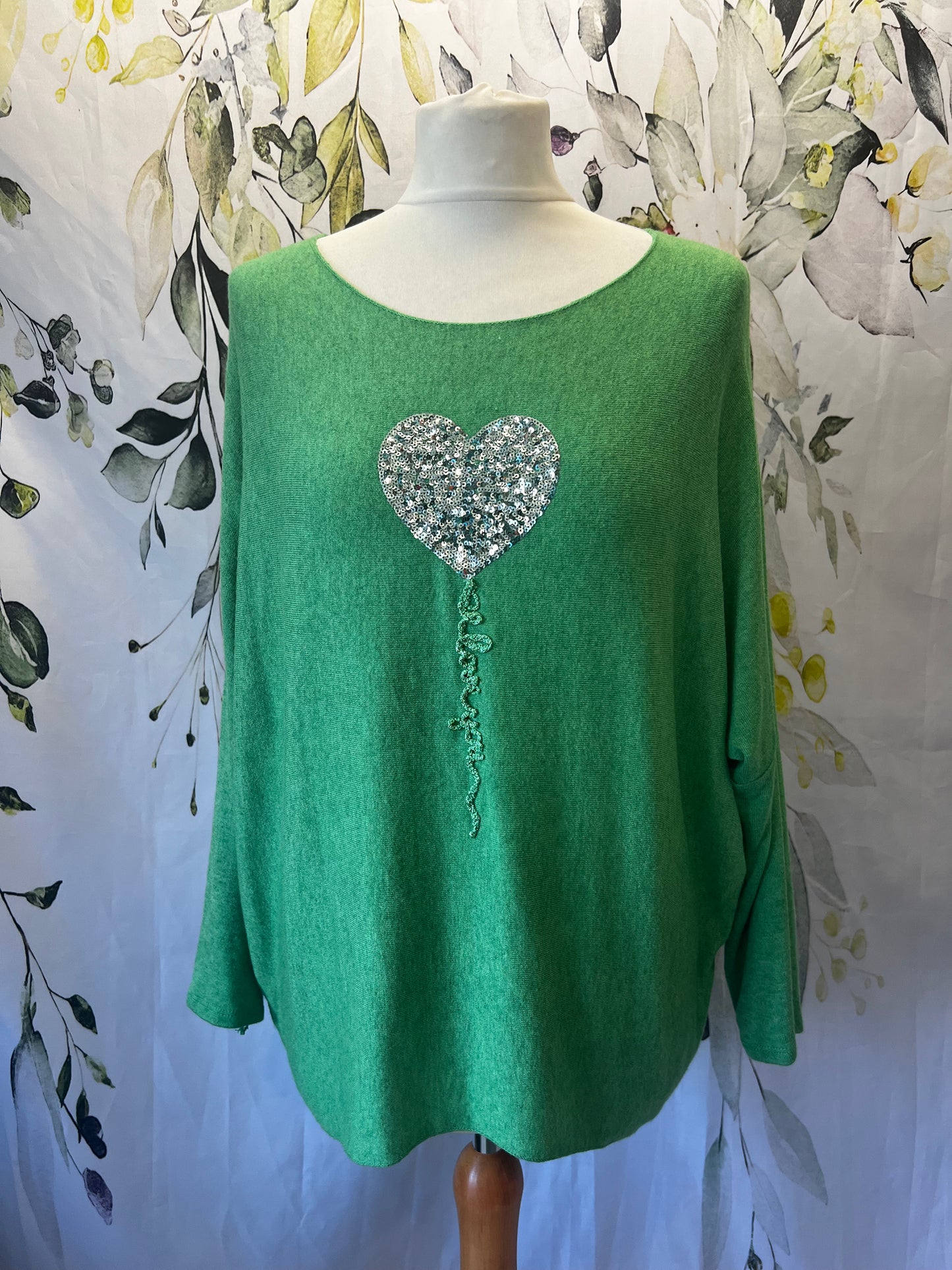 Balloon Heart Knit