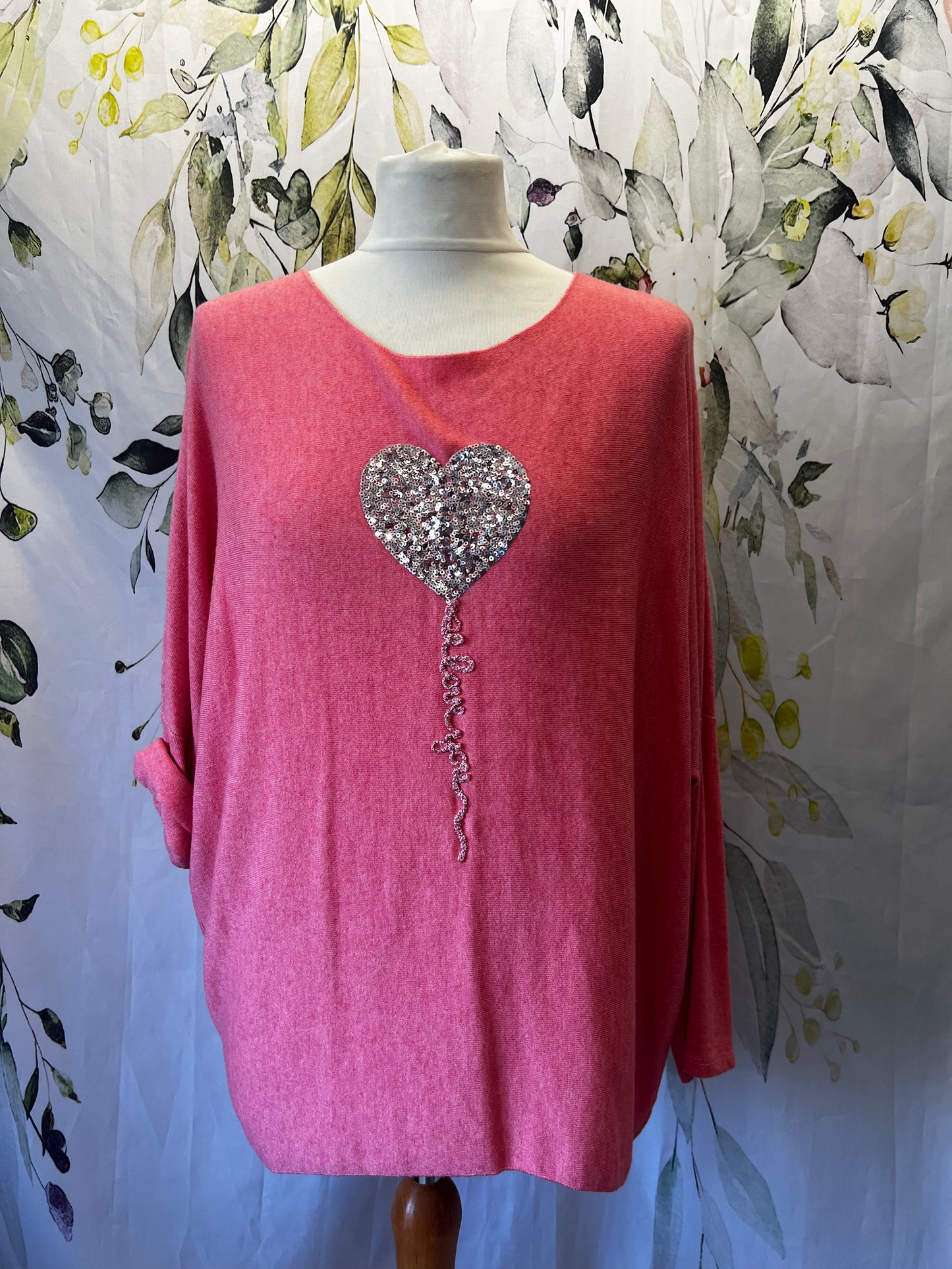 Balloon Heart Knit