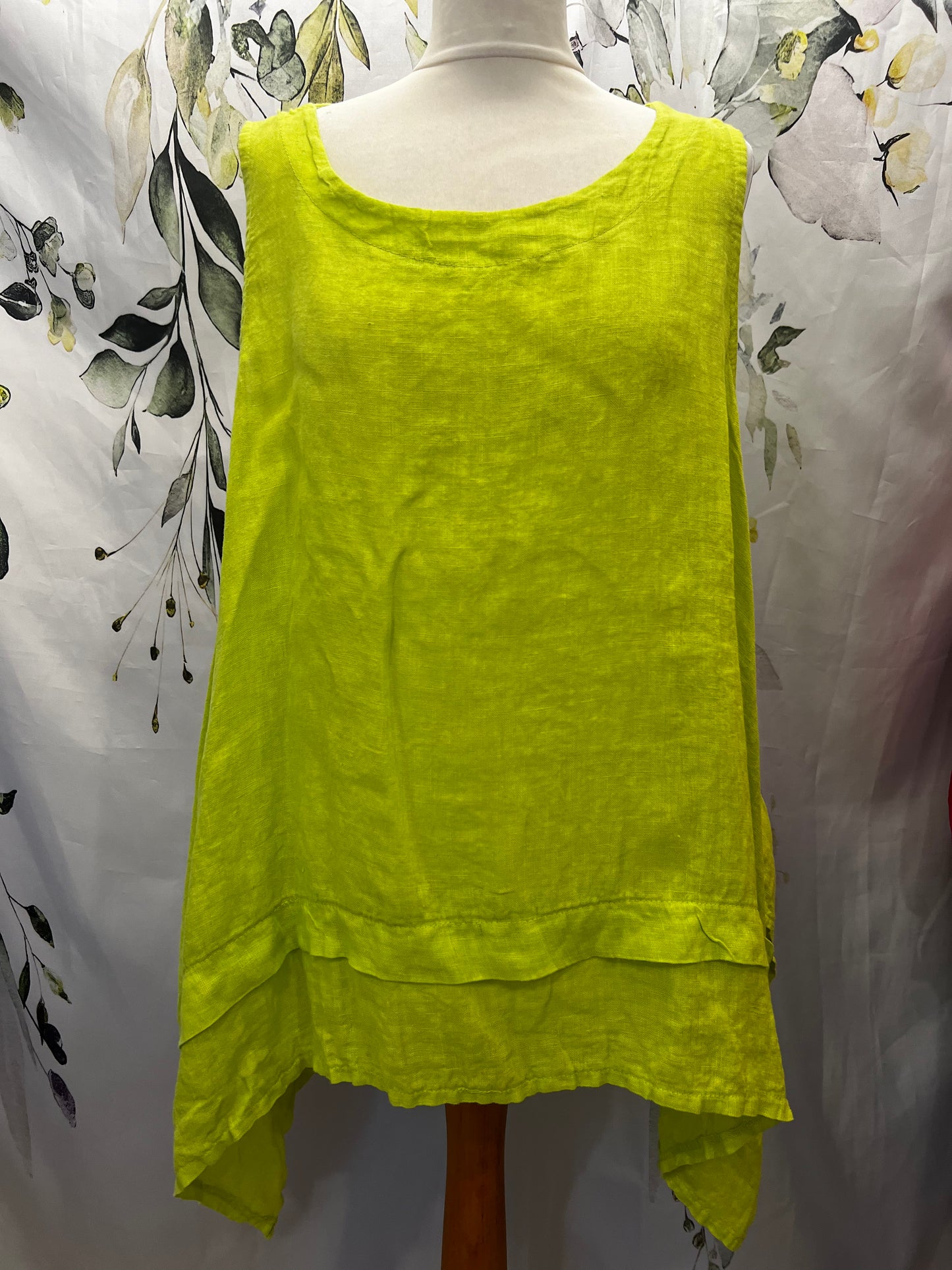 Linen Sleeveless Top