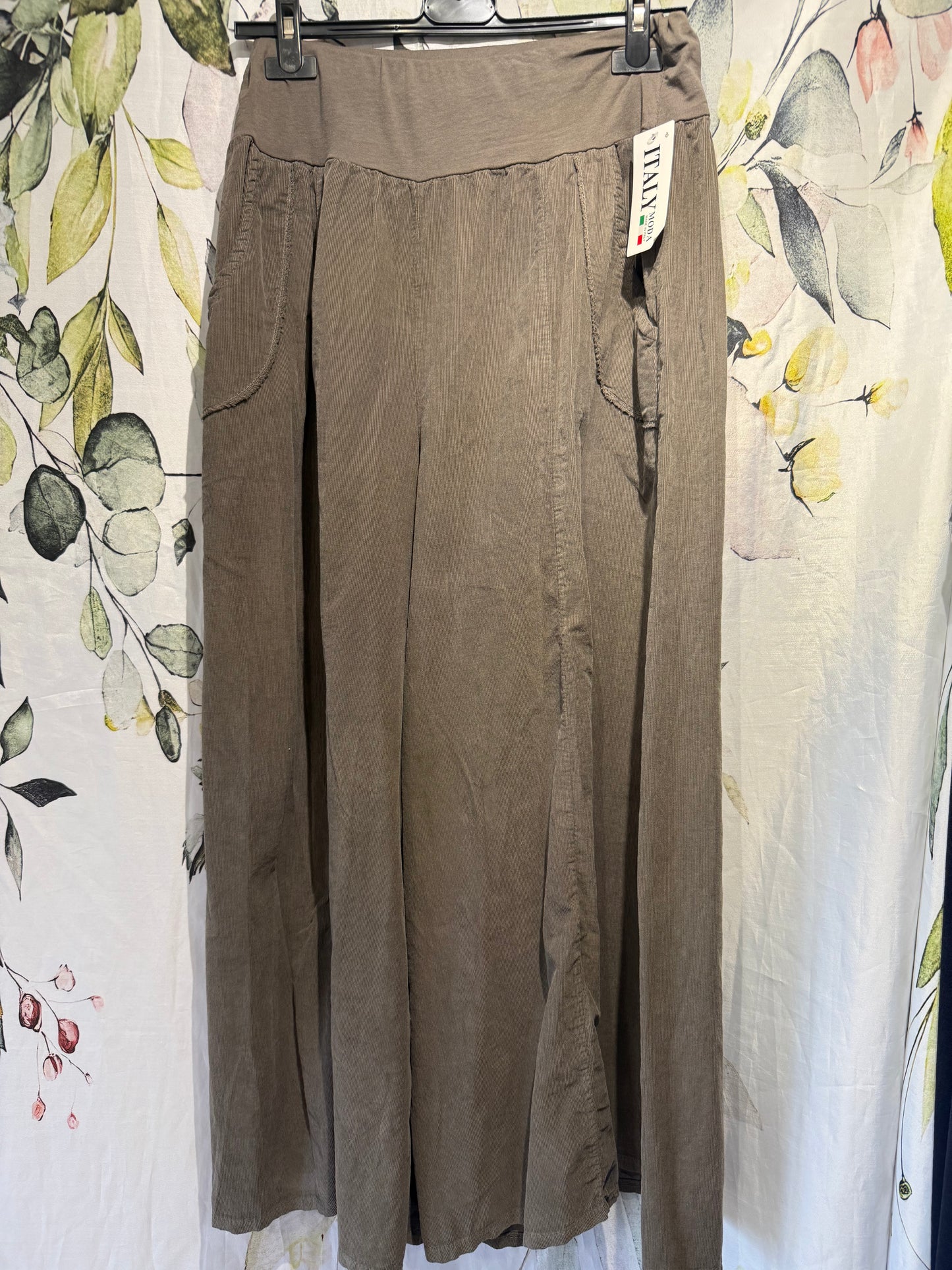 Palazzo Cords ( jersey waistband)