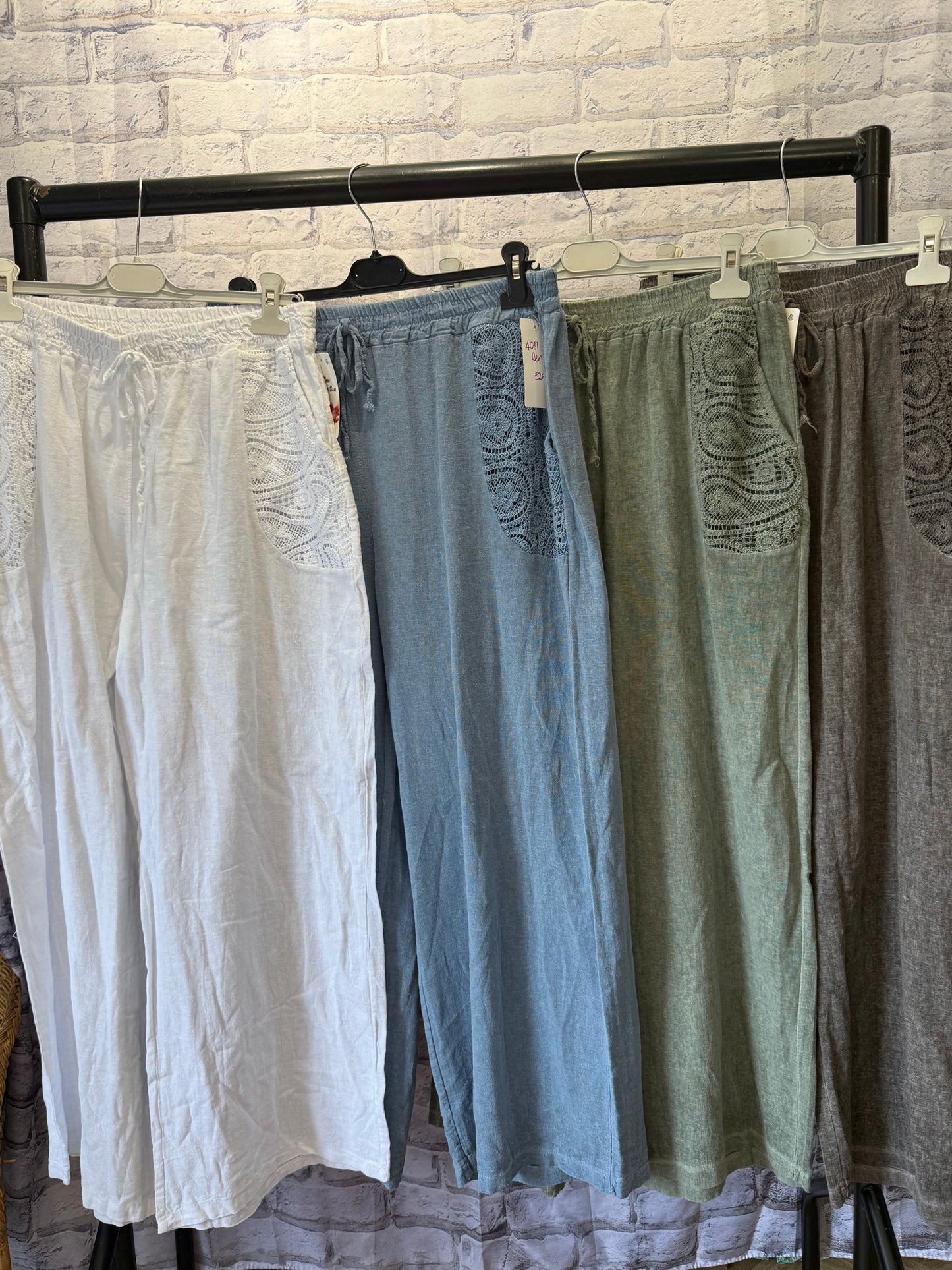 Crochet Pocket Trousers
