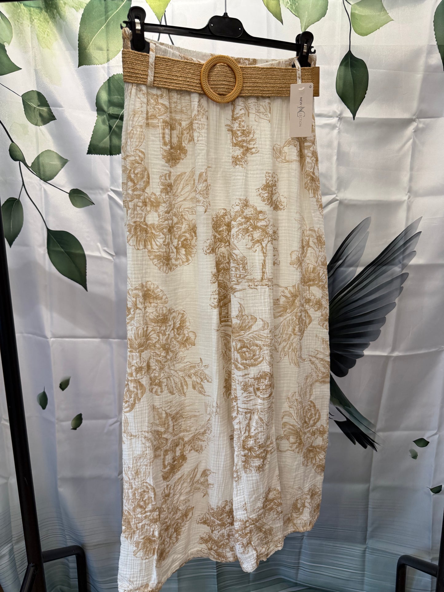 Wide Cotton Trousers
