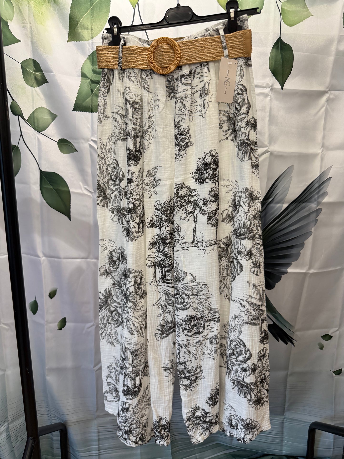 Wide Cotton Trousers
