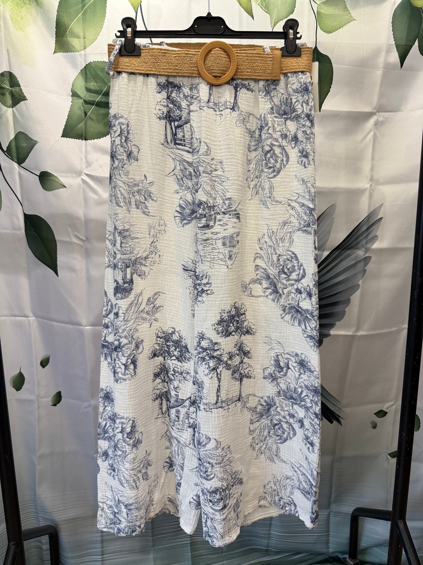 Wide Cotton Trousers