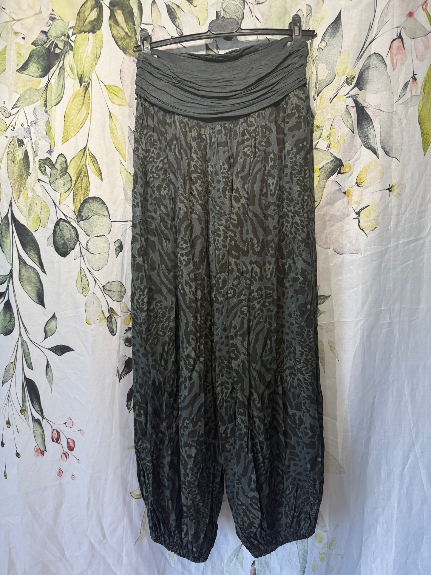 Animal Print Harem Pants