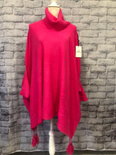 Load image into Gallery viewer, Cowl Neck Poncho Style Jumper
