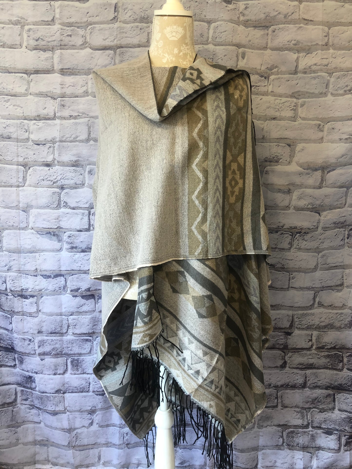 Aztec Design Shawl Wrap