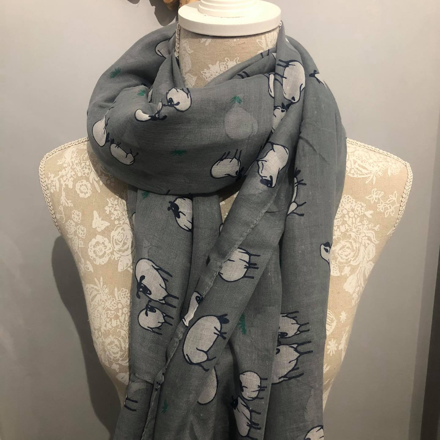 Sheep Print Scarf