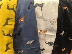 Greyhound Print Scarf
