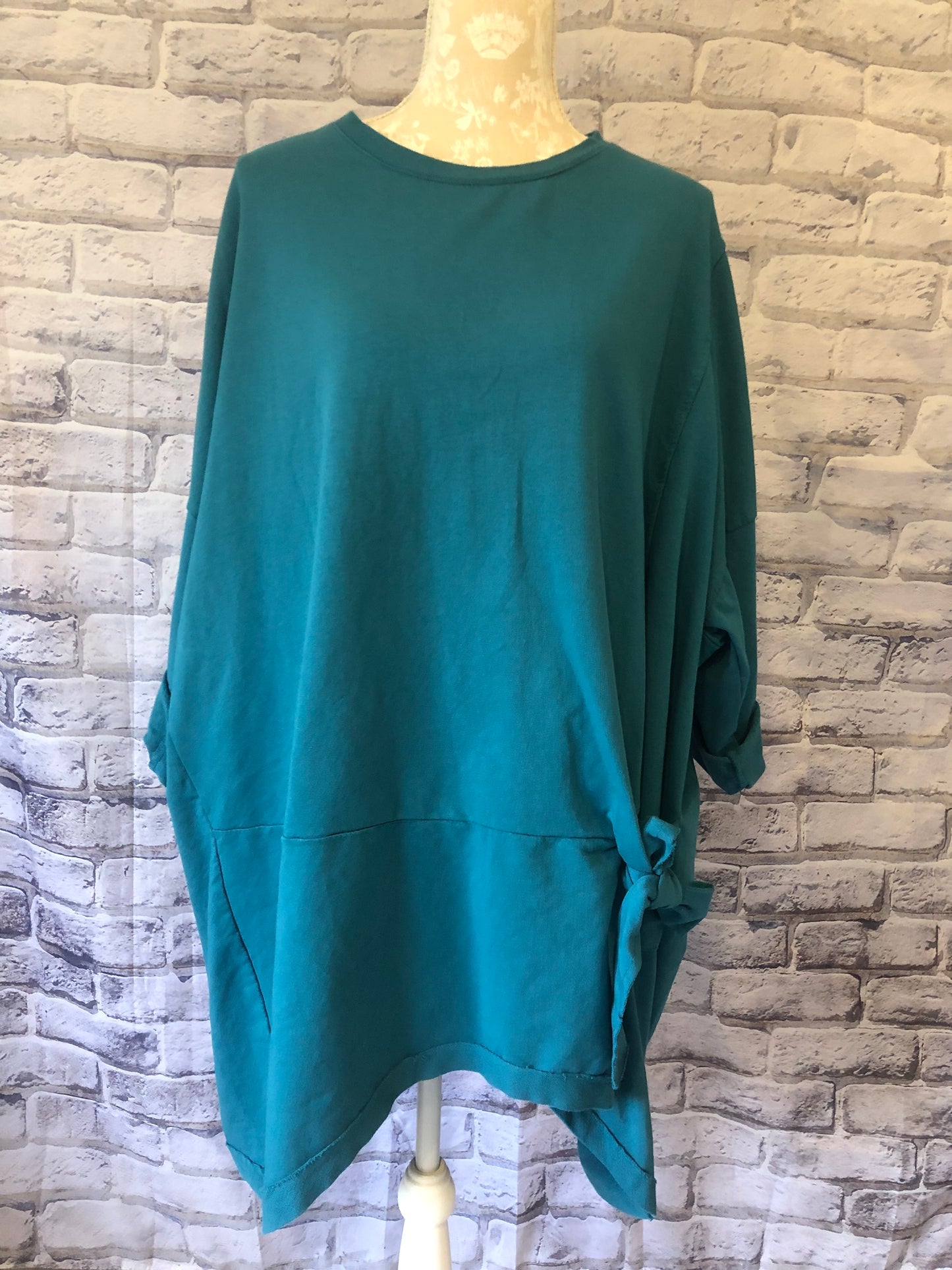 Oversized Sweat With Tie Detail
