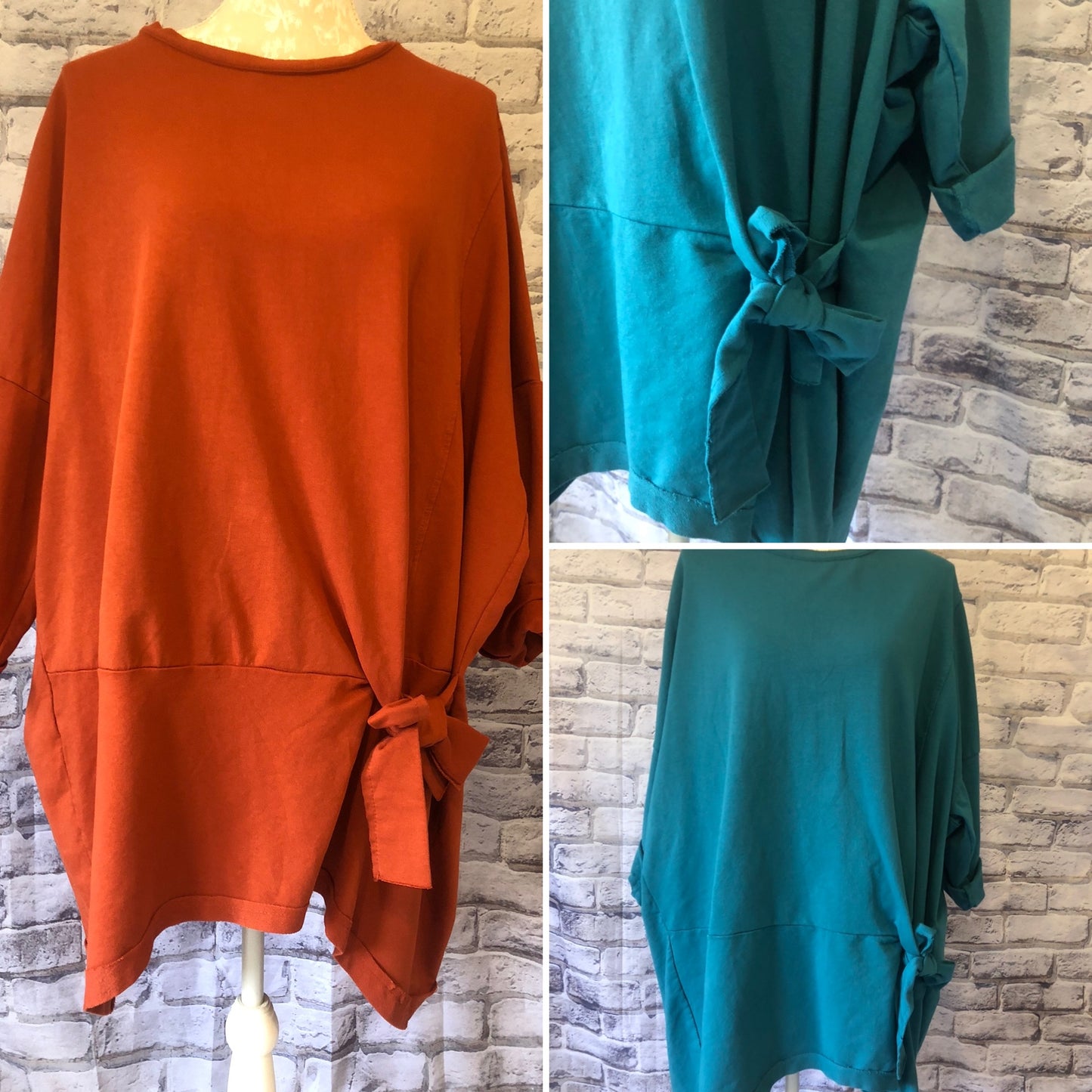 Oversized Sweat With Tie Detail