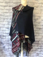 Load image into Gallery viewer, Aztec Design Shawl Wrap
