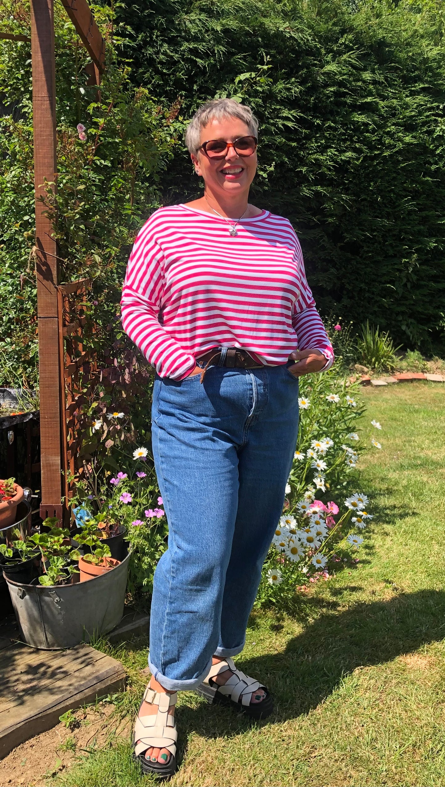 Long Sleeved Striped T Shirt