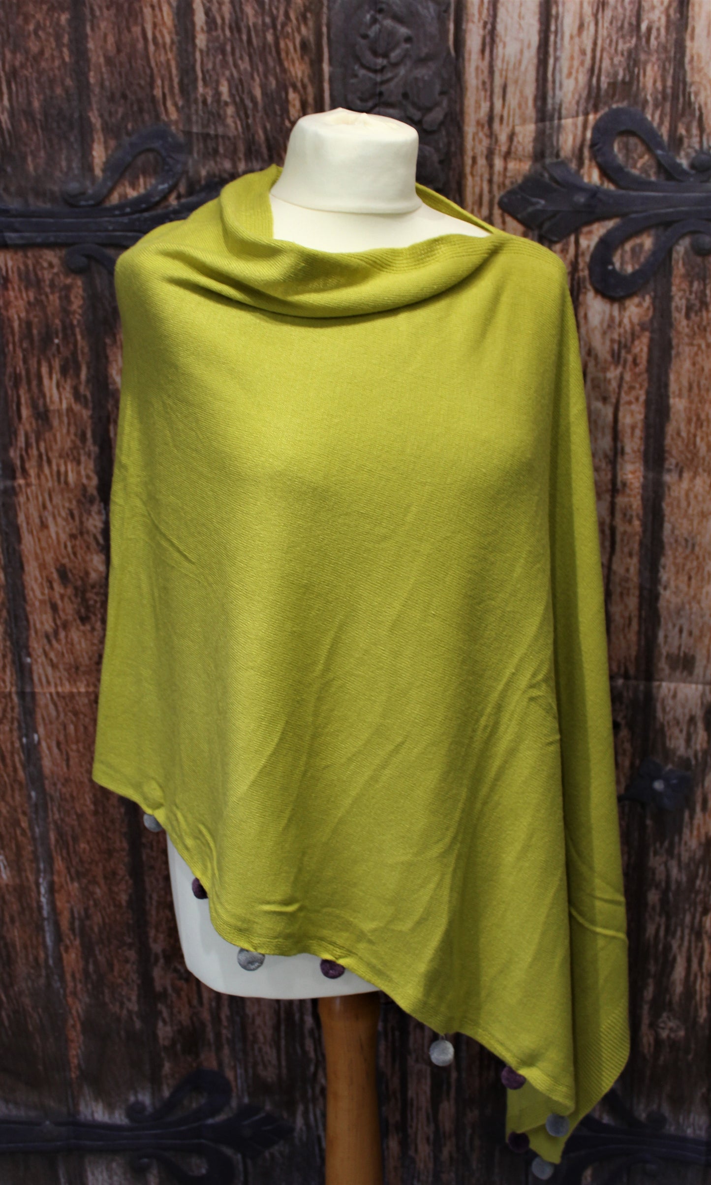 Asymmetric Poncho Wrap