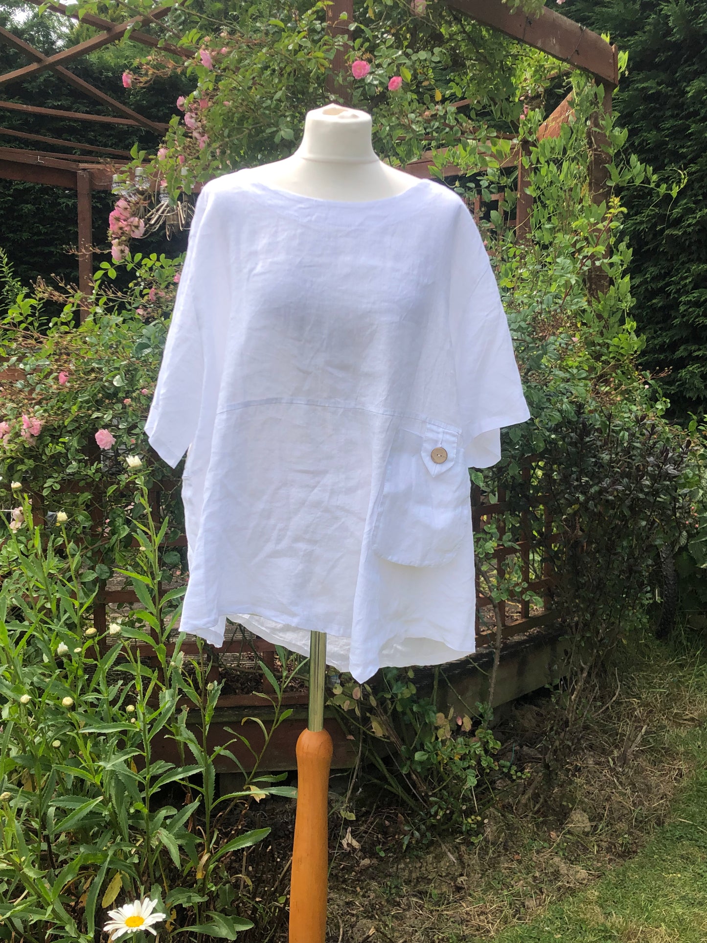 Plain Linen Top