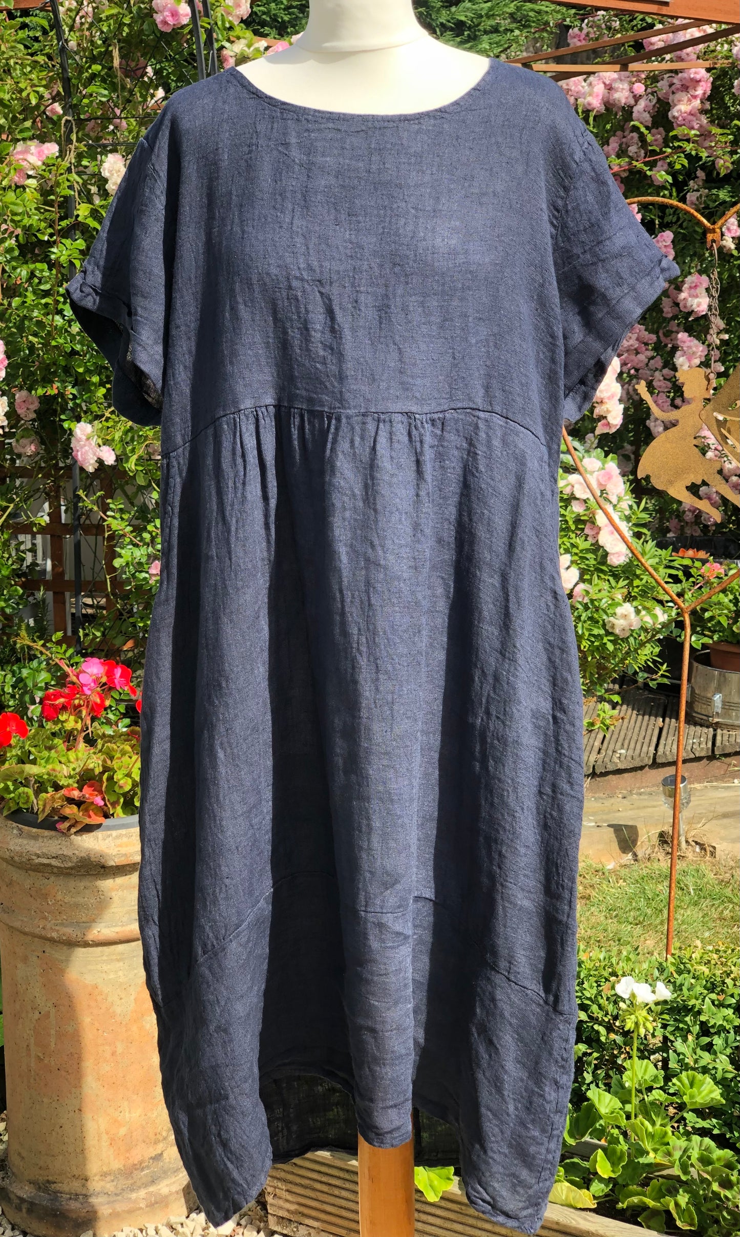 Linen Tunic Style Dress