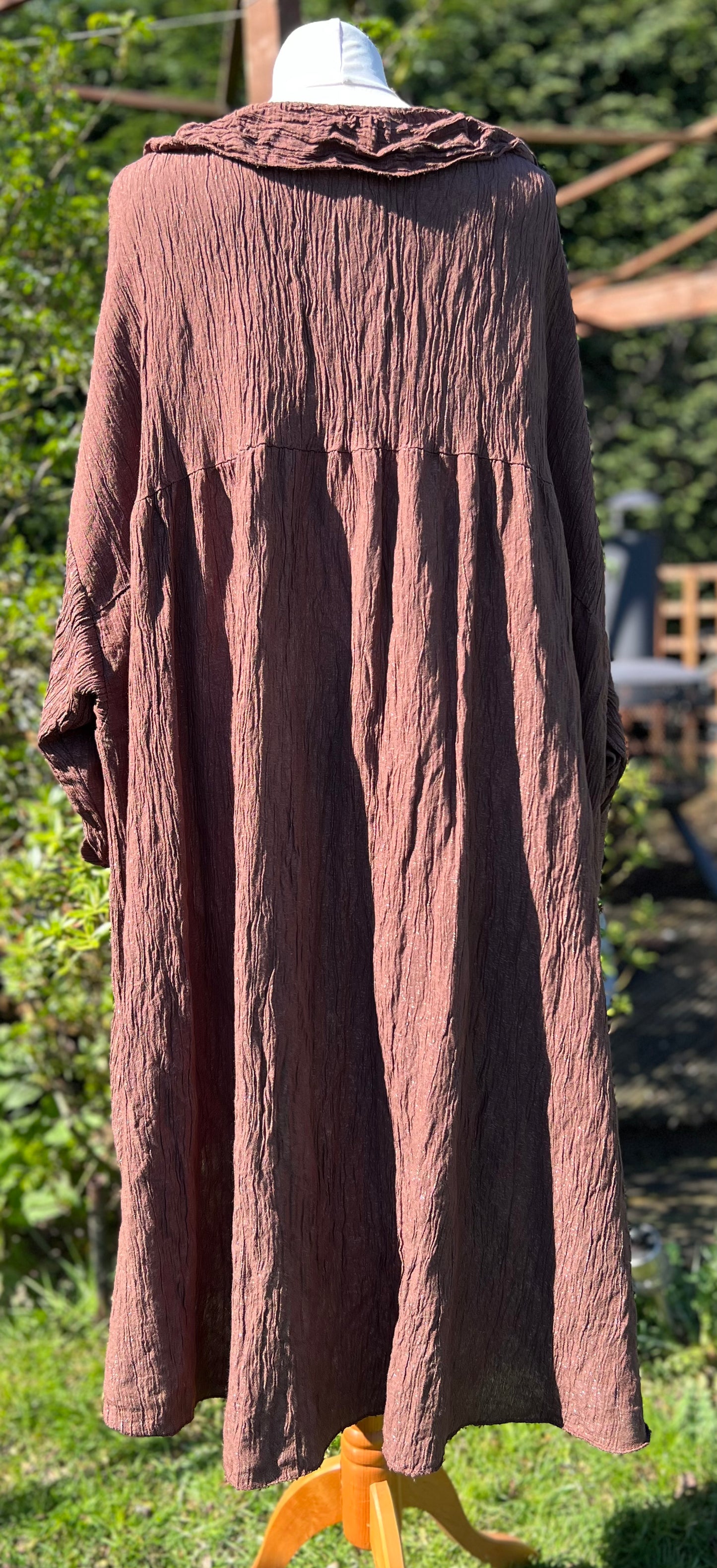 Oversized Shimmer Top