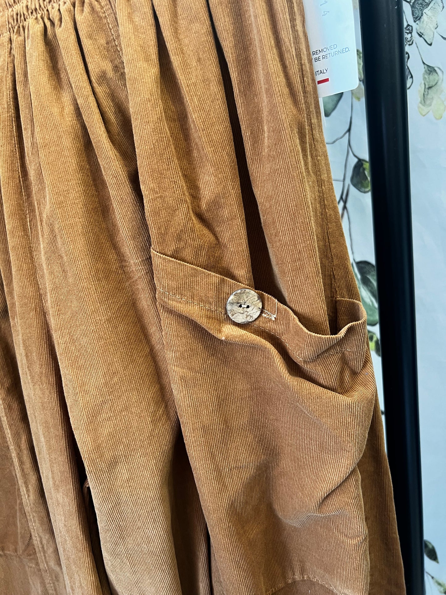 Loose Fit Cord Trousers