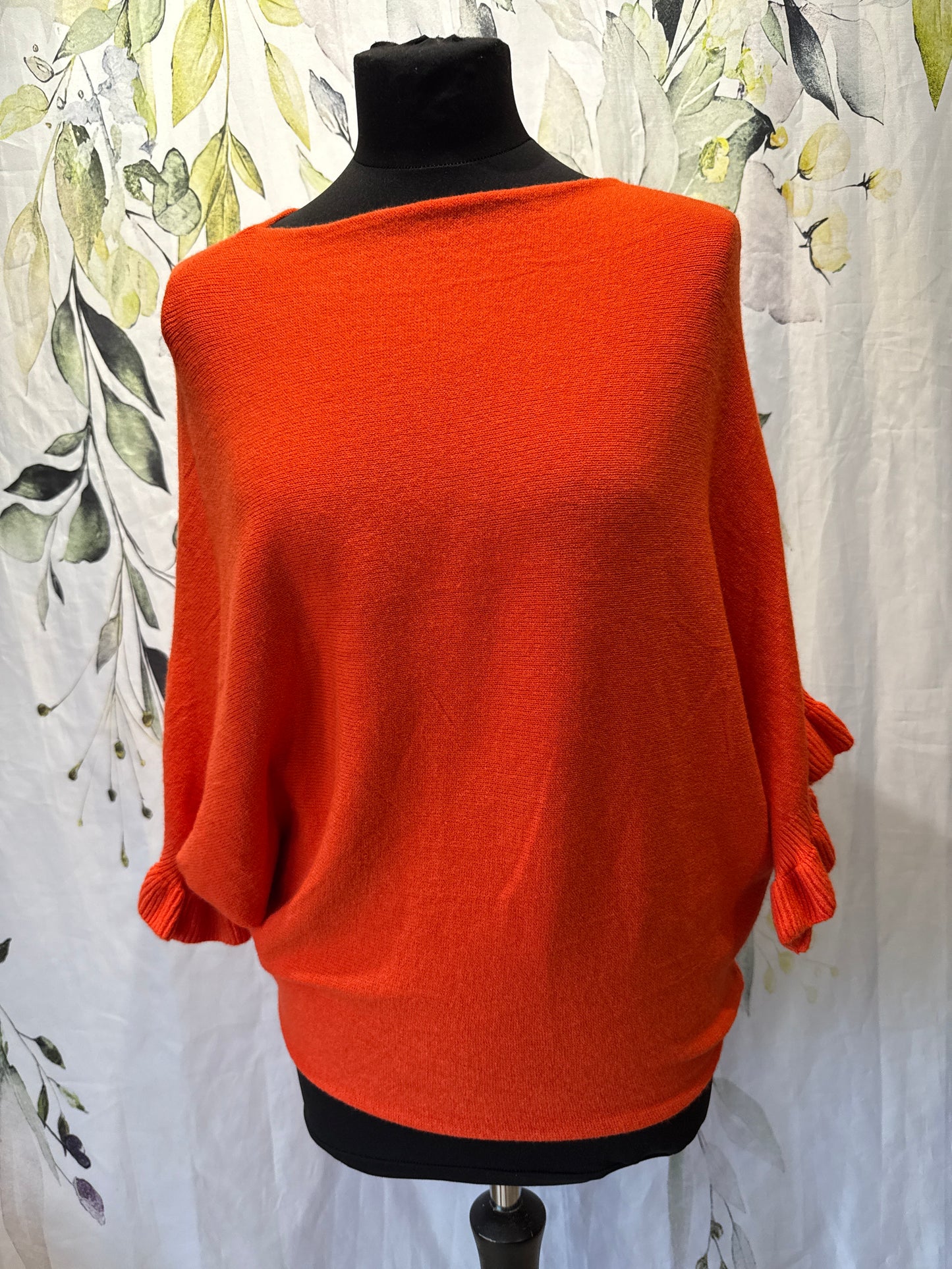 Frill Sleeve Knit