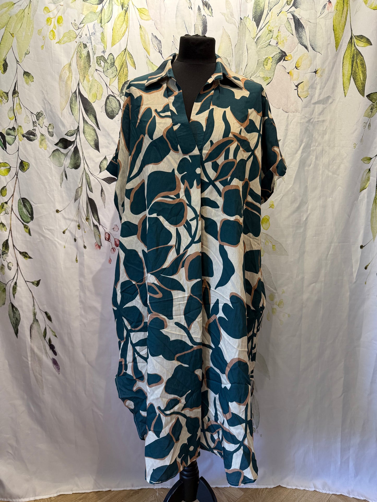 Leaf Print Dress
